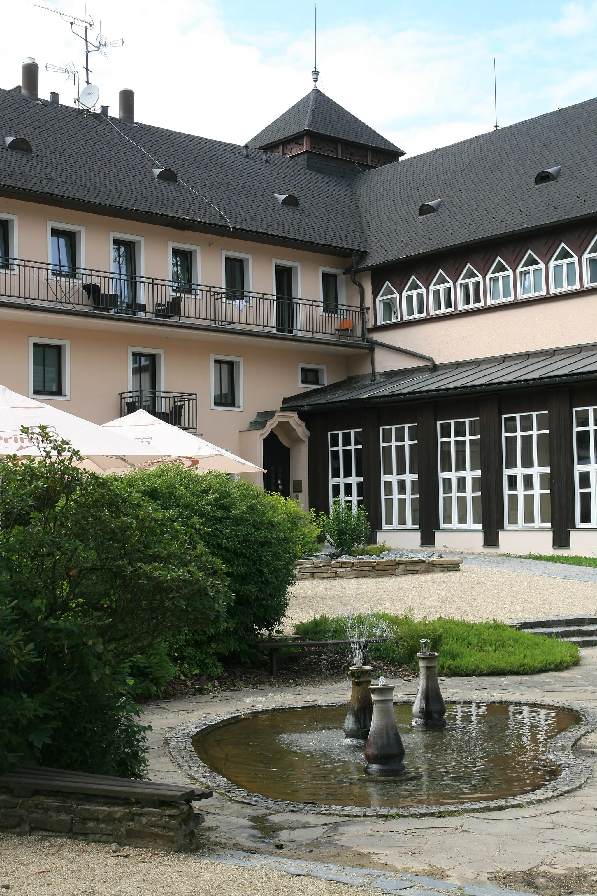 Photo showing: Spa resort Eliška in Velké Losiny, Šumperk District, Olomouc Region, Czech Republic.