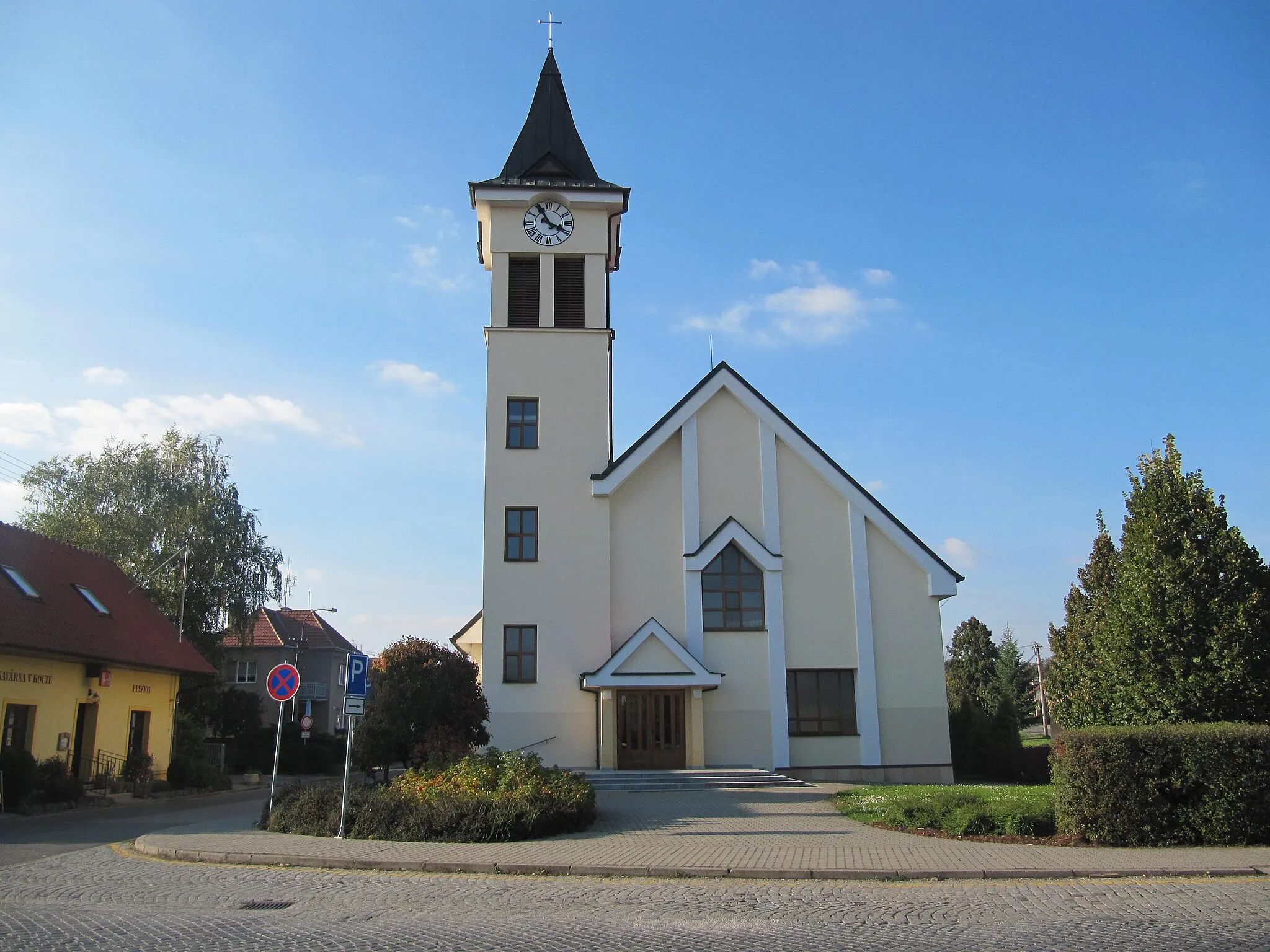 Photo showing: Zlechov in Uherské Hradiště District, Czech Republic. St. Anne-church.