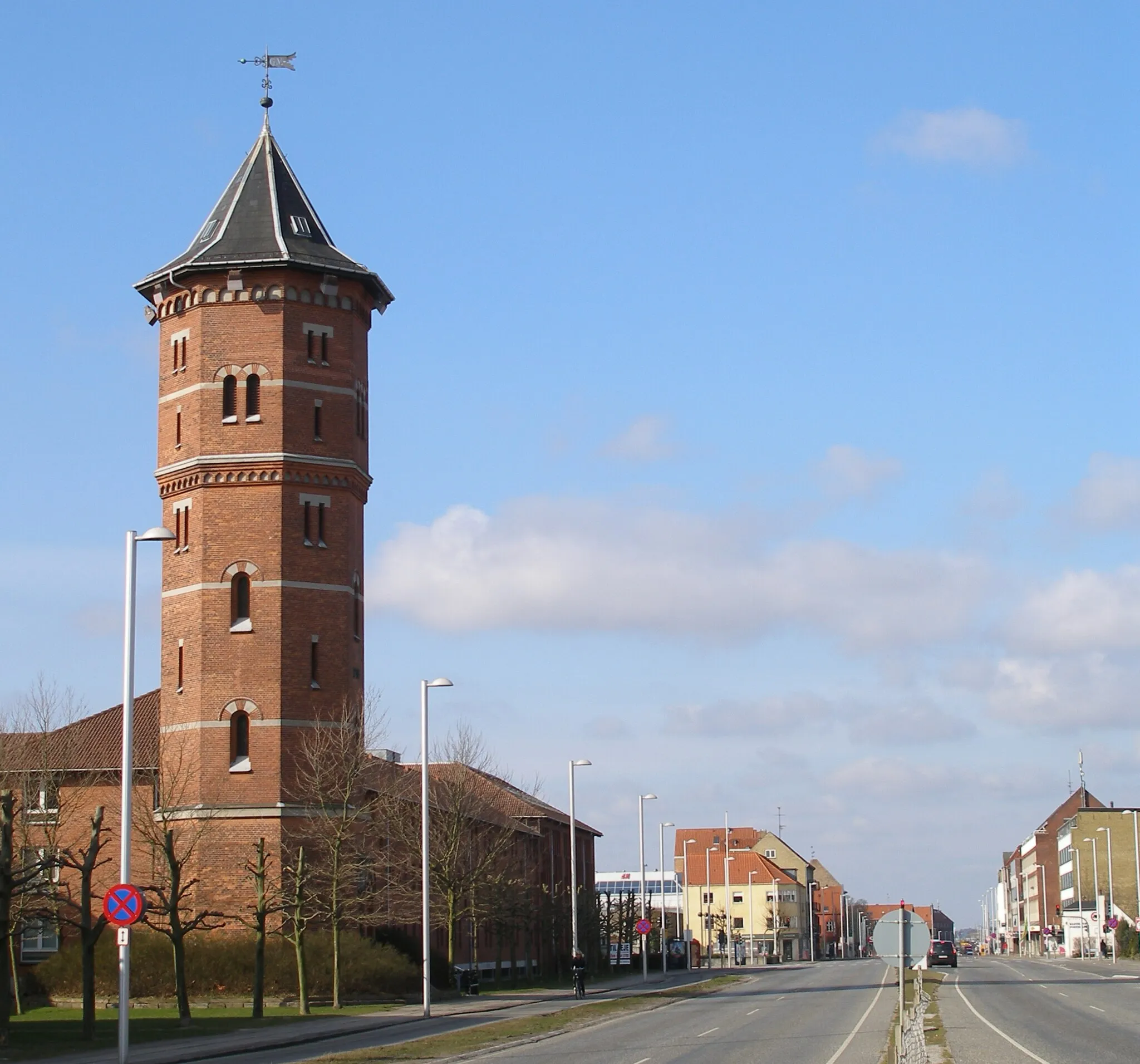 Photo showing: Det gamle vandtårn på Hovedgaden i Glostrup