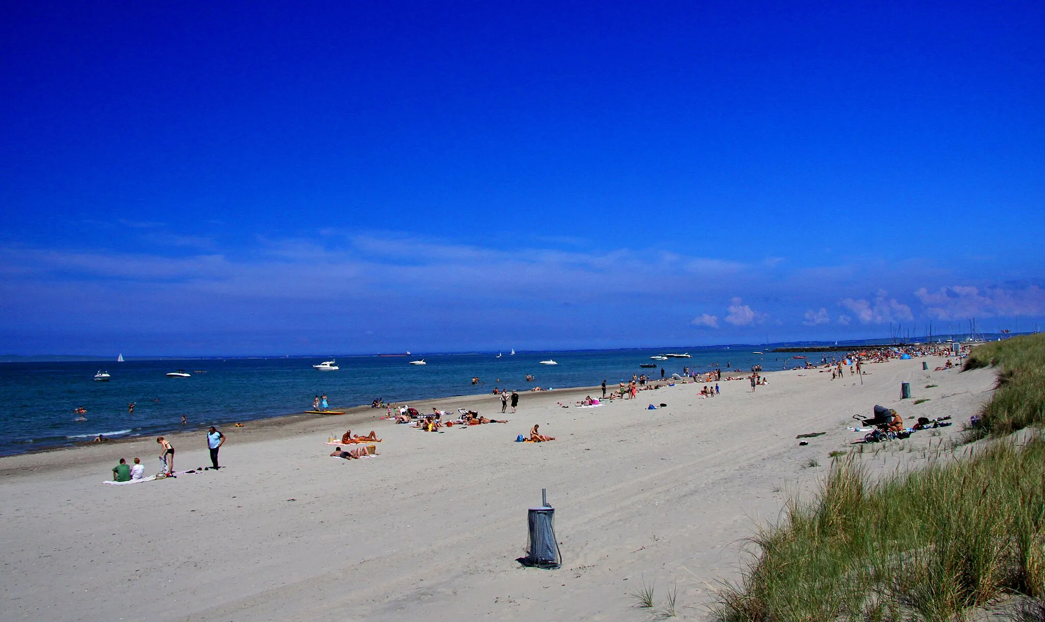 Photo showing: The Beach at Hornbæk, Denmark