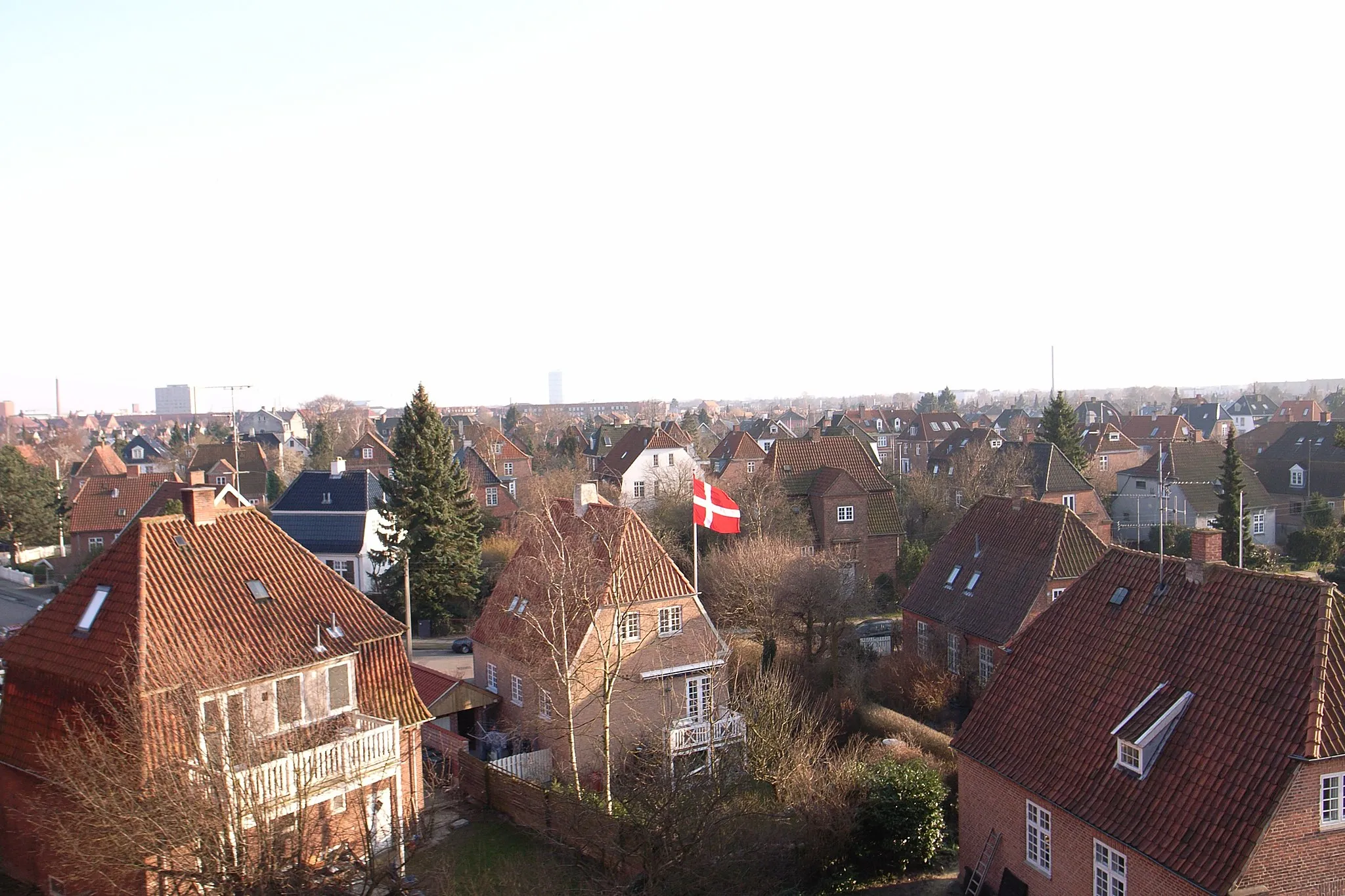 Photo showing: Eiiftop panorama from the Valby district of Copenhagen, Denmark