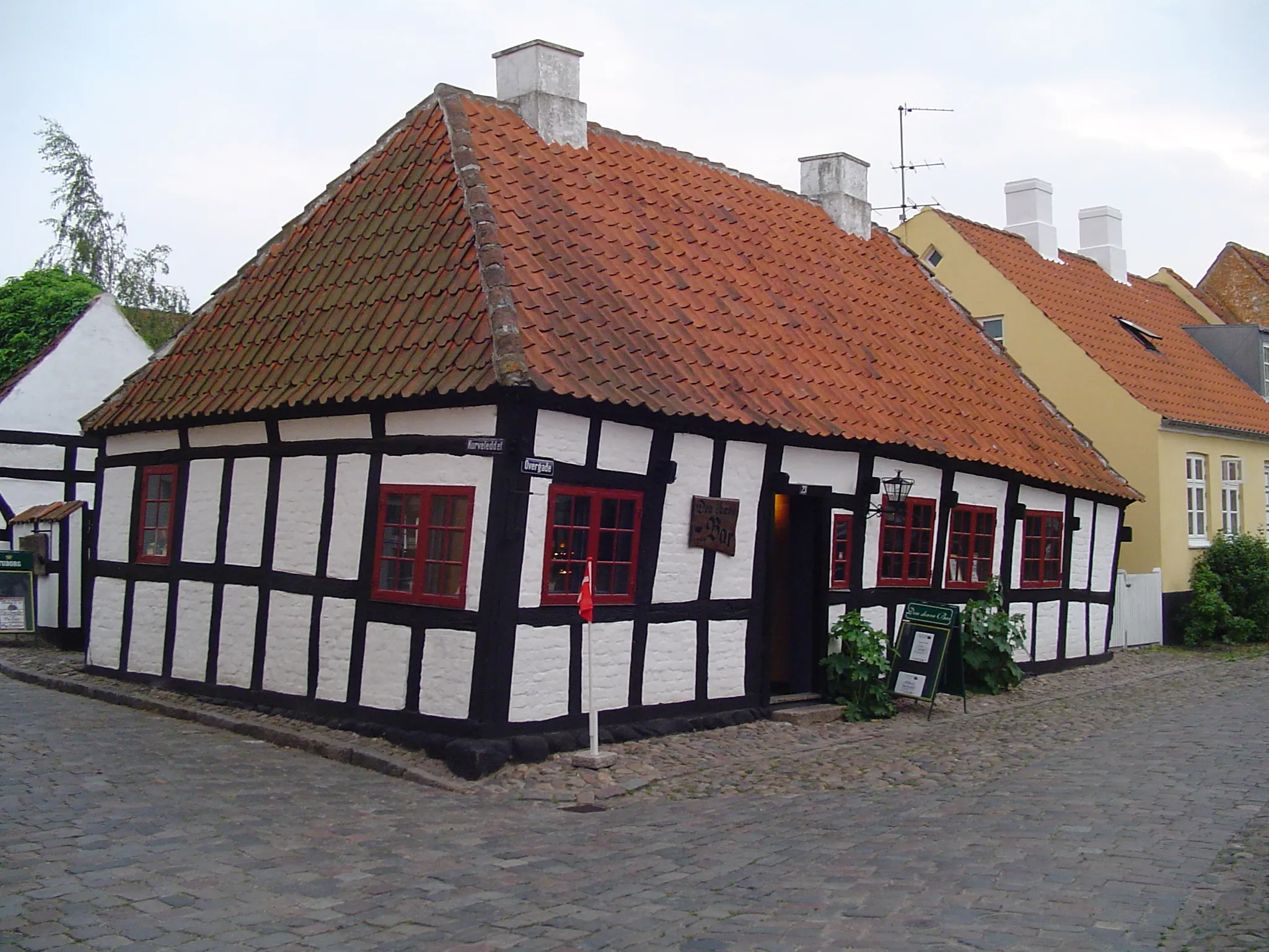 Photo showing: Old guesthouse, Ebeltoft, Denmark