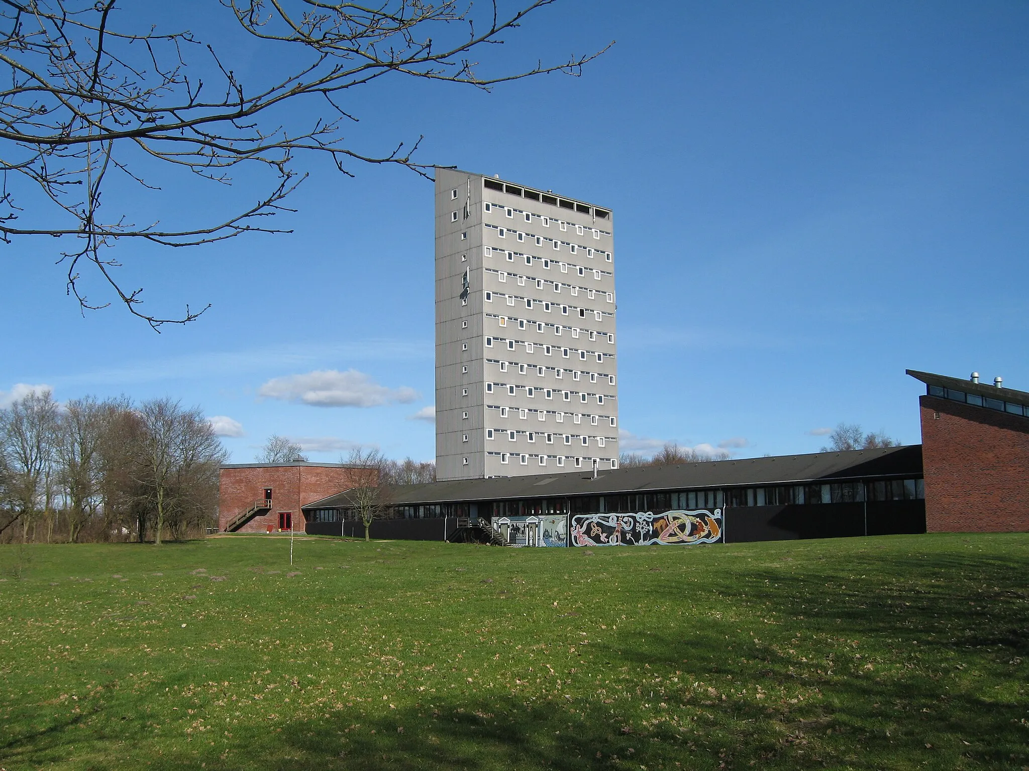 Photo showing: Herning nu nedlagte højskole