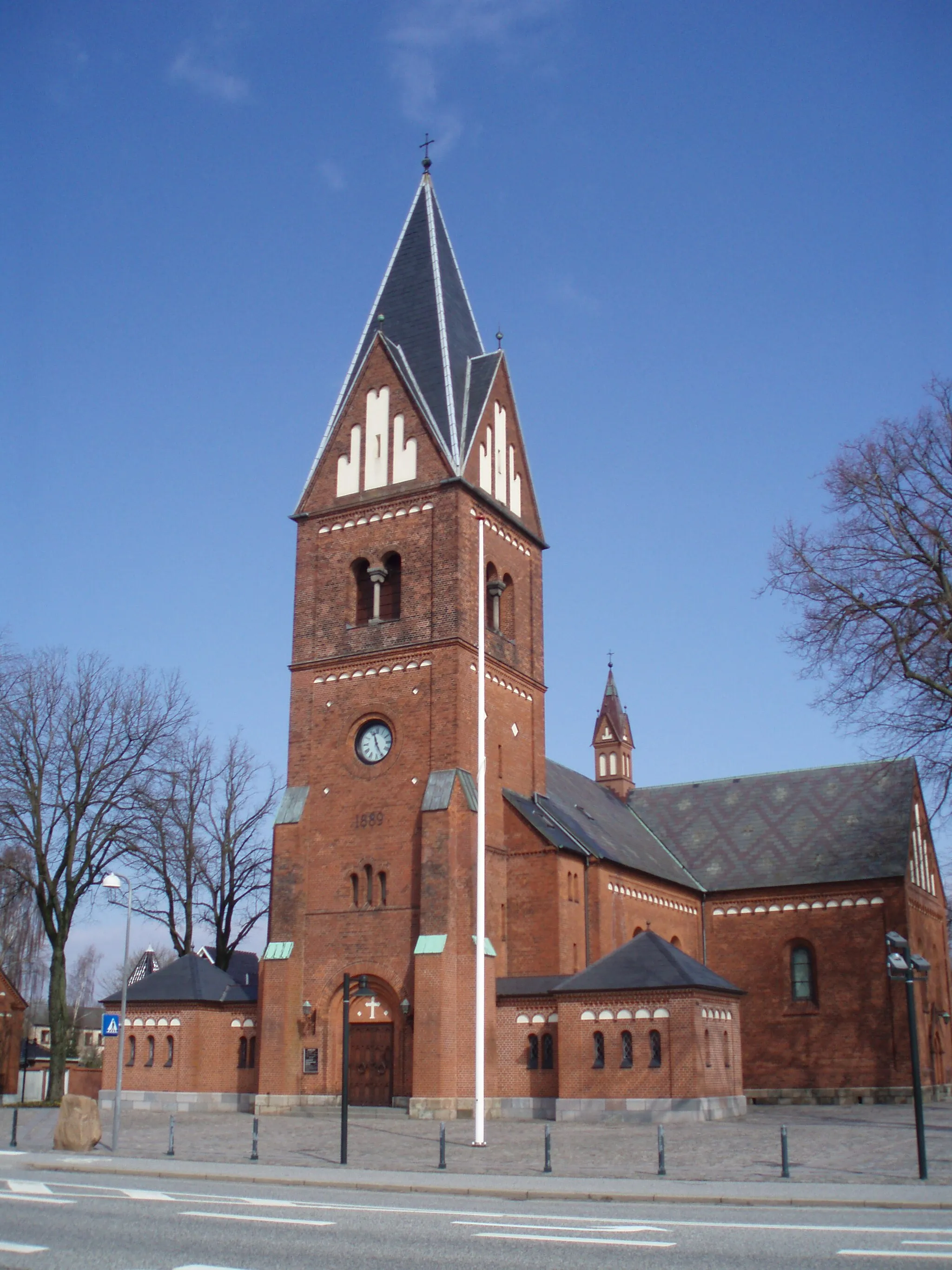 Photo showing: Herning Kirke in Herning, Denmark.

Photographer: Brams.