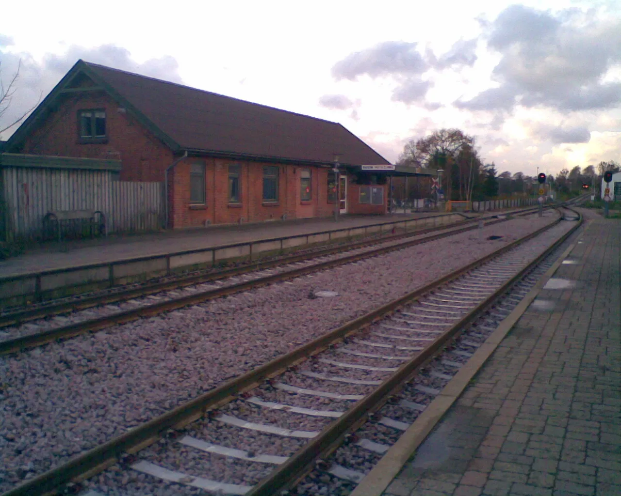 Photo showing: Mårslet Station, Denmark