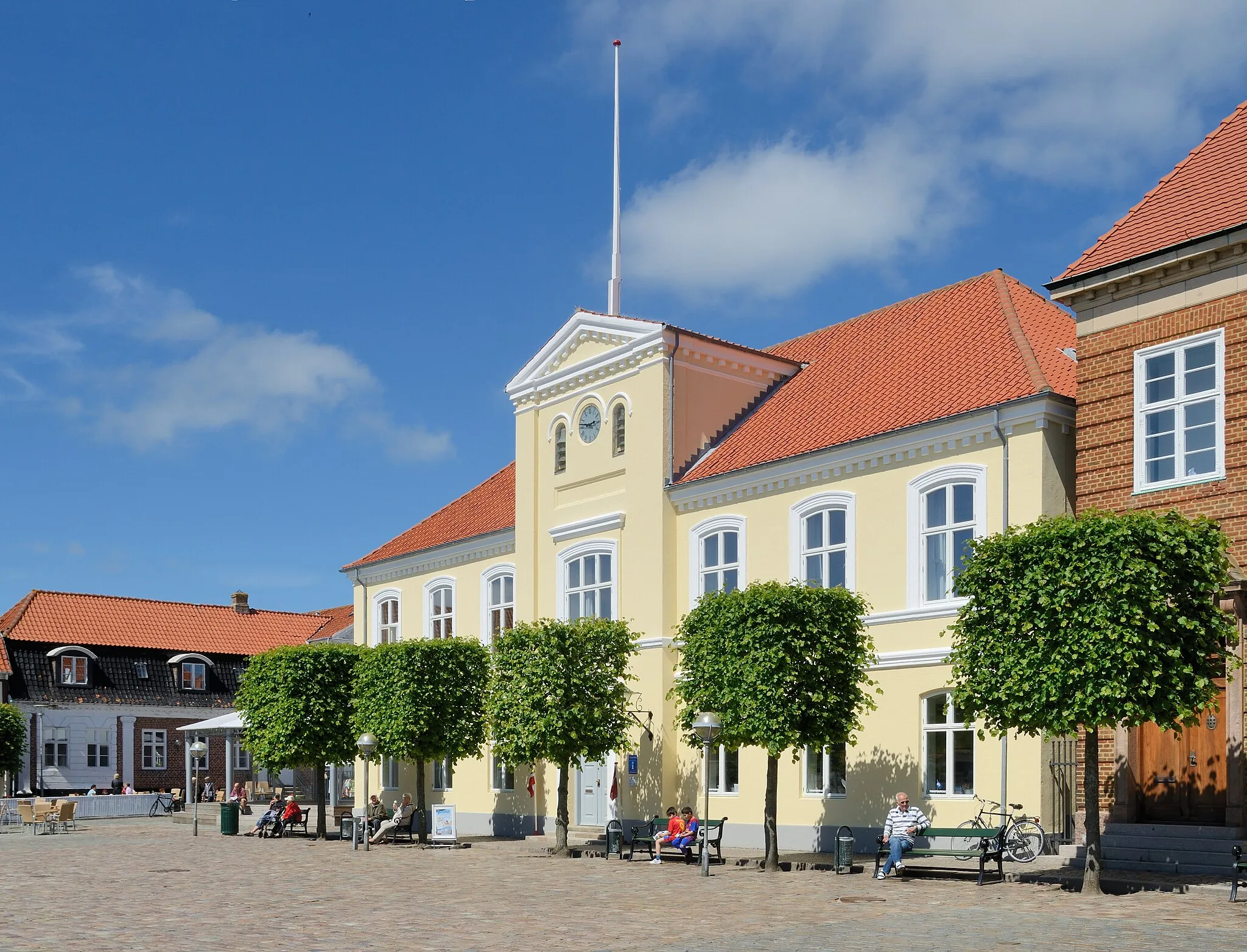 Photo showing: Market place in Ringkøbing