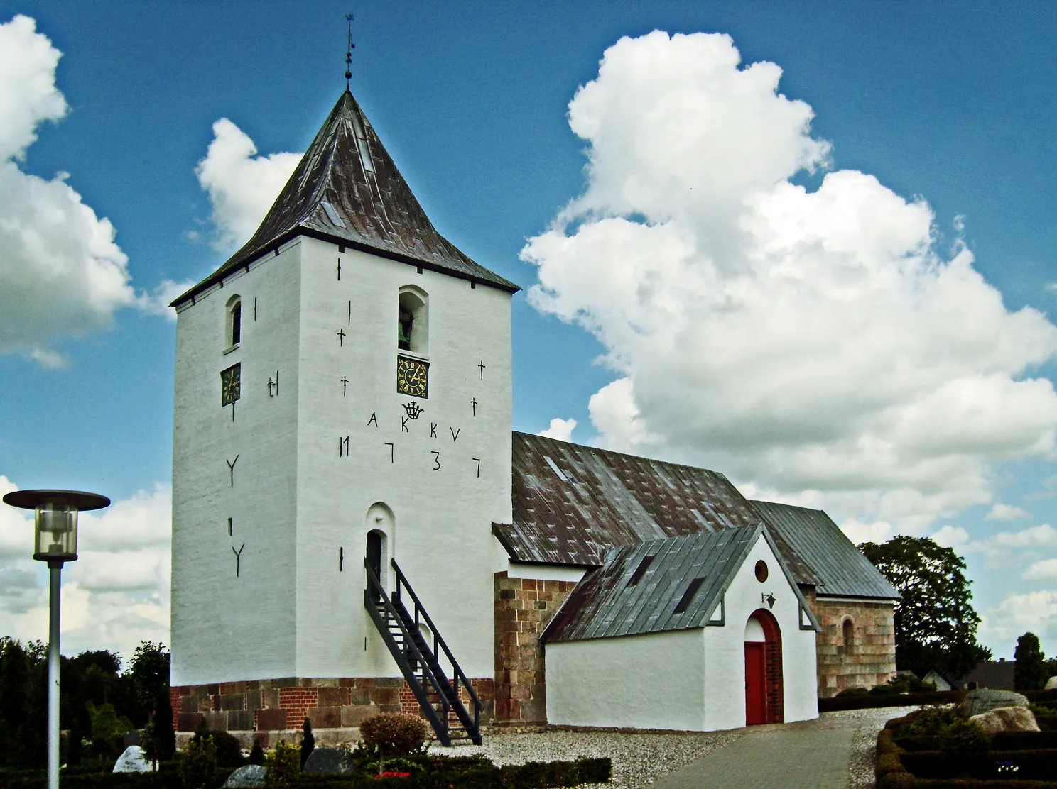 Photo showing: Skals kirke (Viborg) – fra sydvest