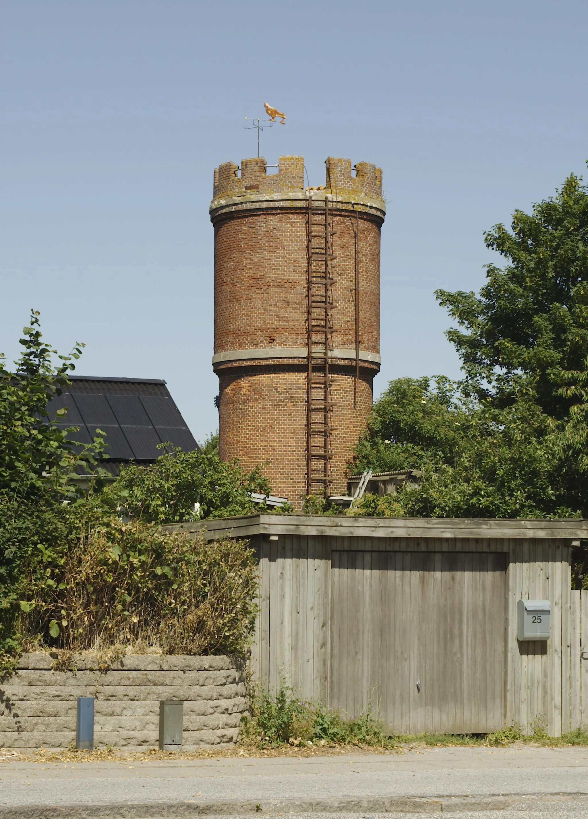 Photo showing: Stilling vandtårn