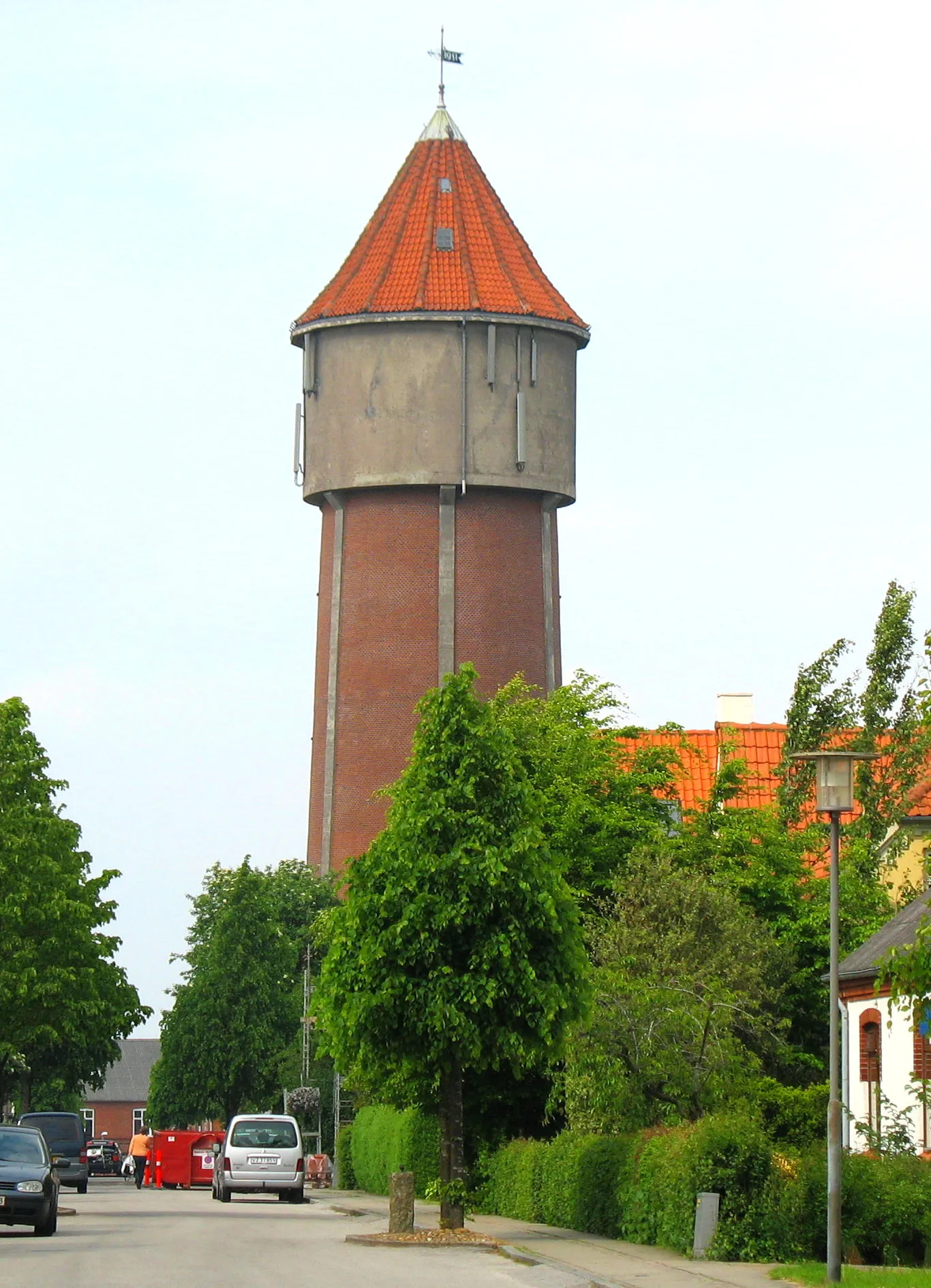 Photo showing: Water tower of Struer, Community of Struer, Region Mid-Jutland, Denmark.