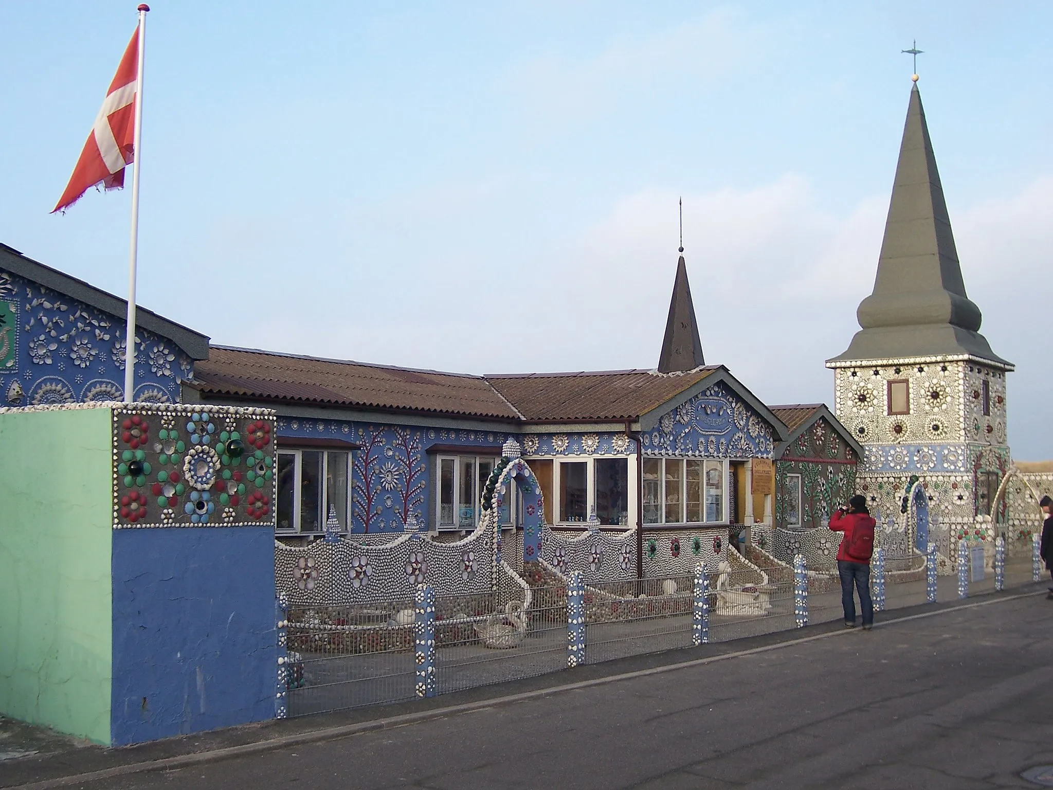 Photo showing: Snail shell house (Sneglehuset) in Thyborøn, Western Jutland, Denmark