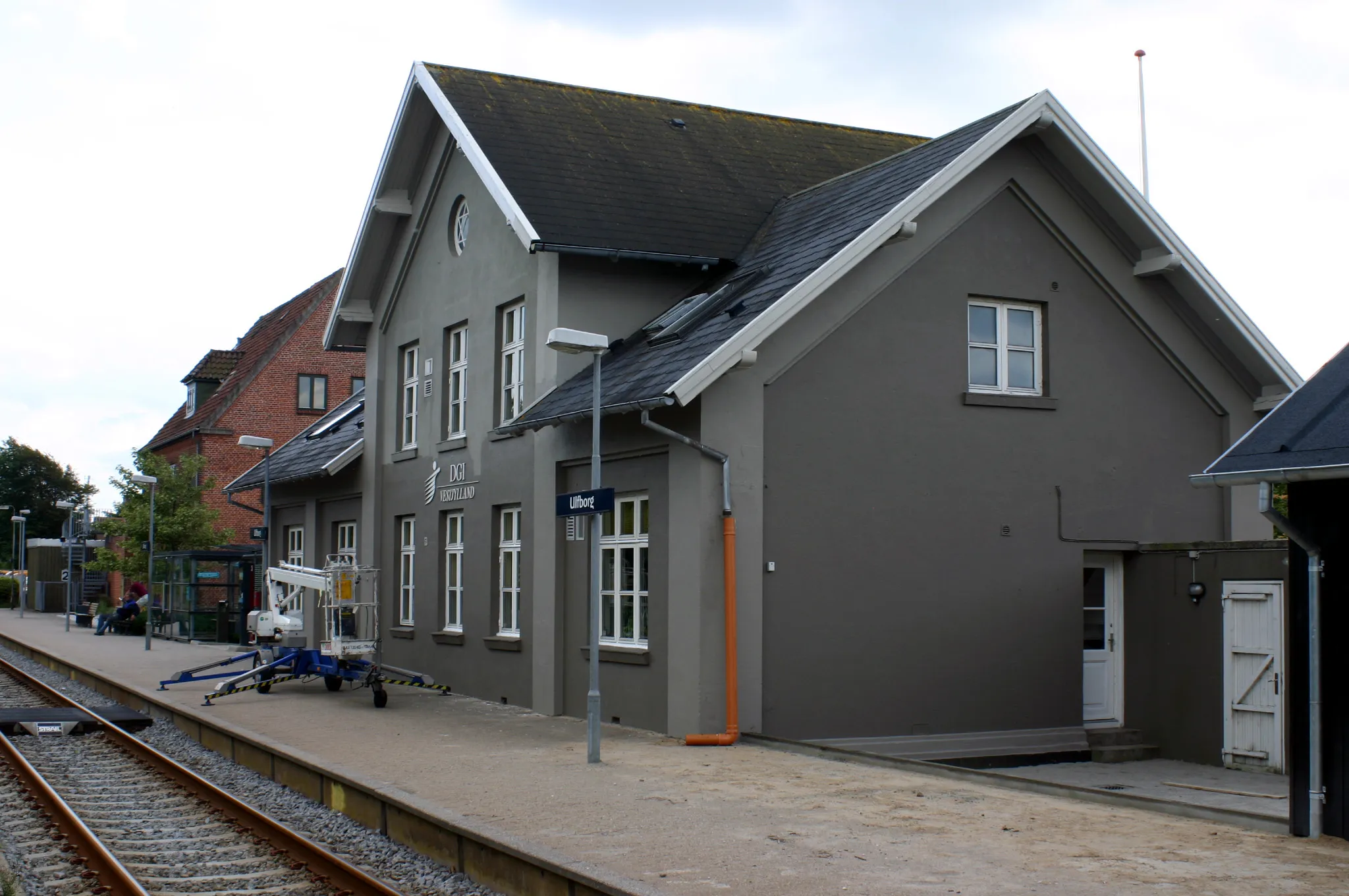 Photo showing: Ulfborg railway station in Denmark