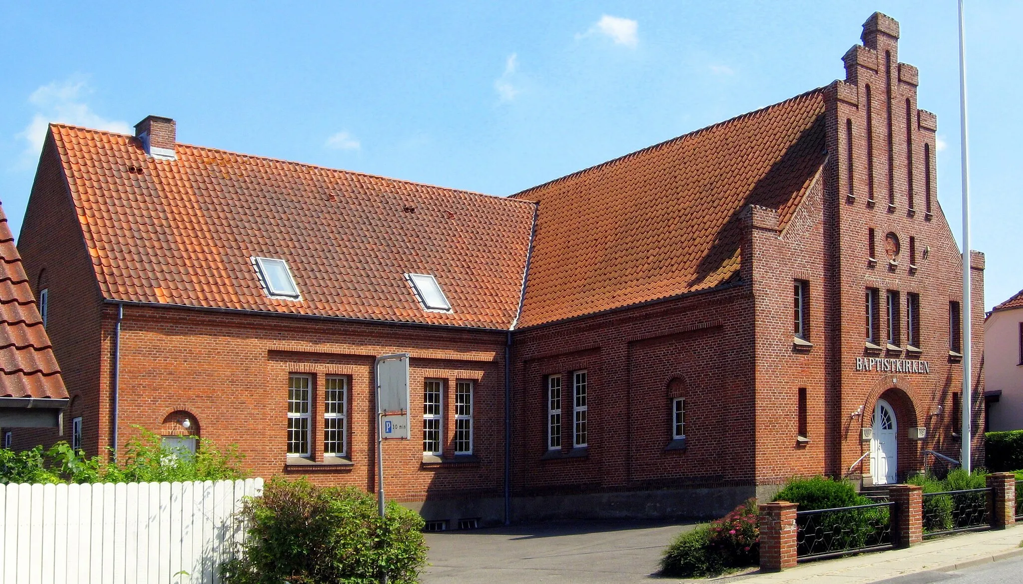 Photo showing: Baptistkirken i Brovst, Jammerbugt Kommune