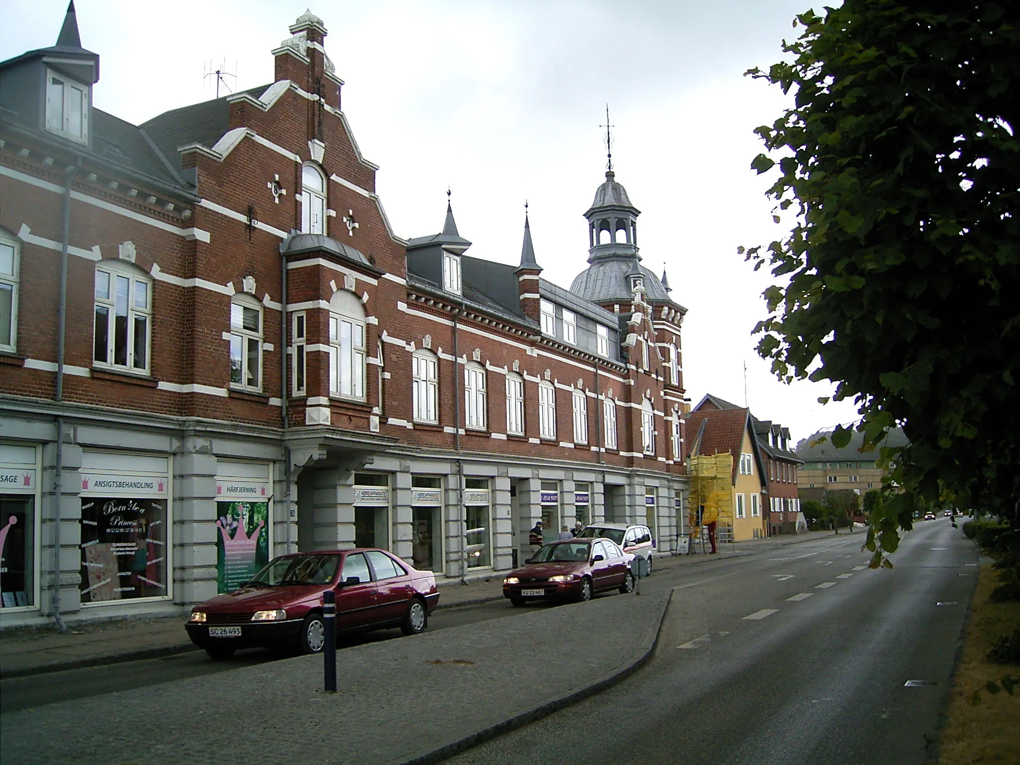 Photo showing: Jernbanegade in Hobro