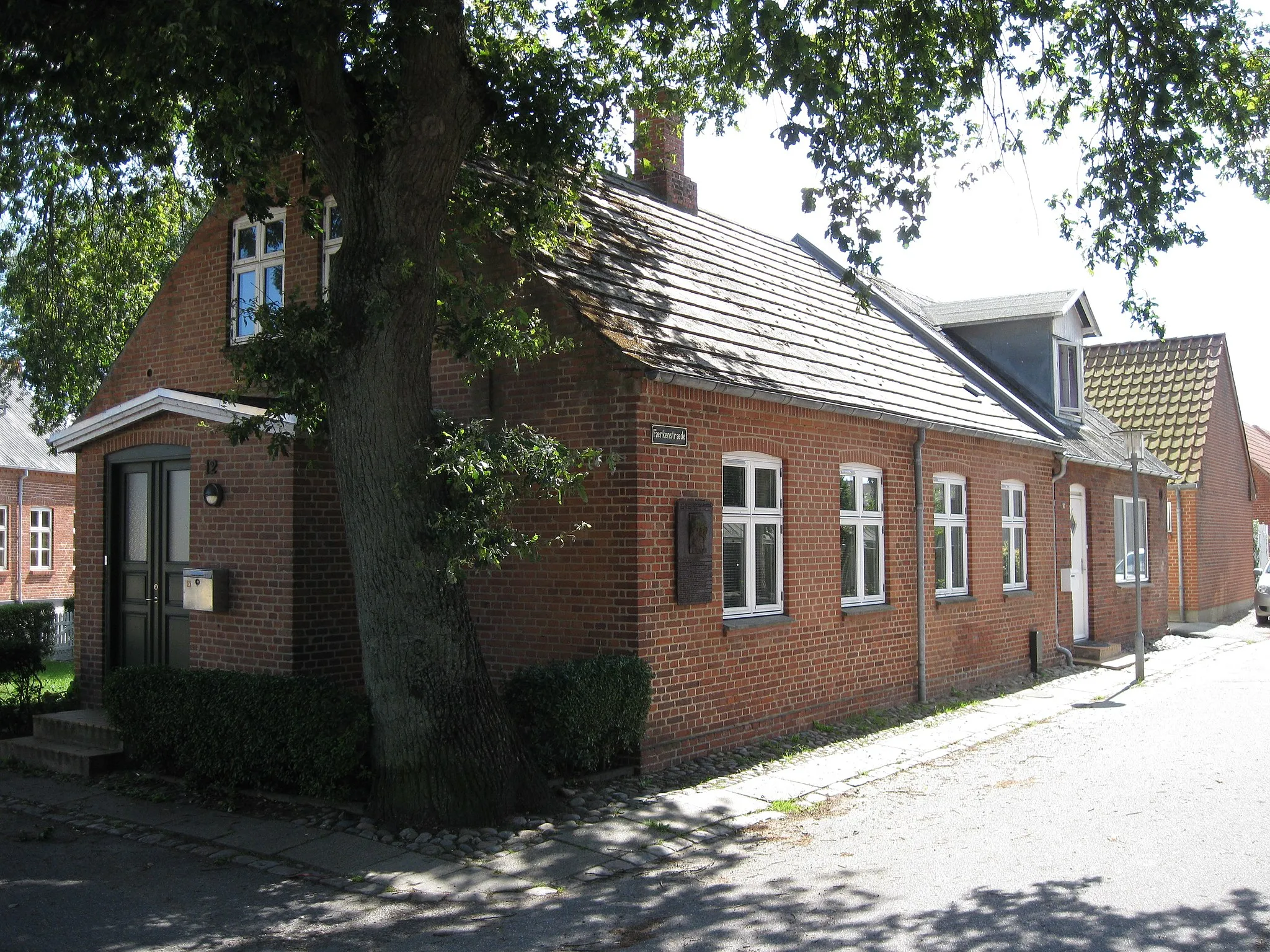 Photo showing: Birthplace of the danish-norwegian writer Aksel Sandemose in Nykøbing Mors, Denmark