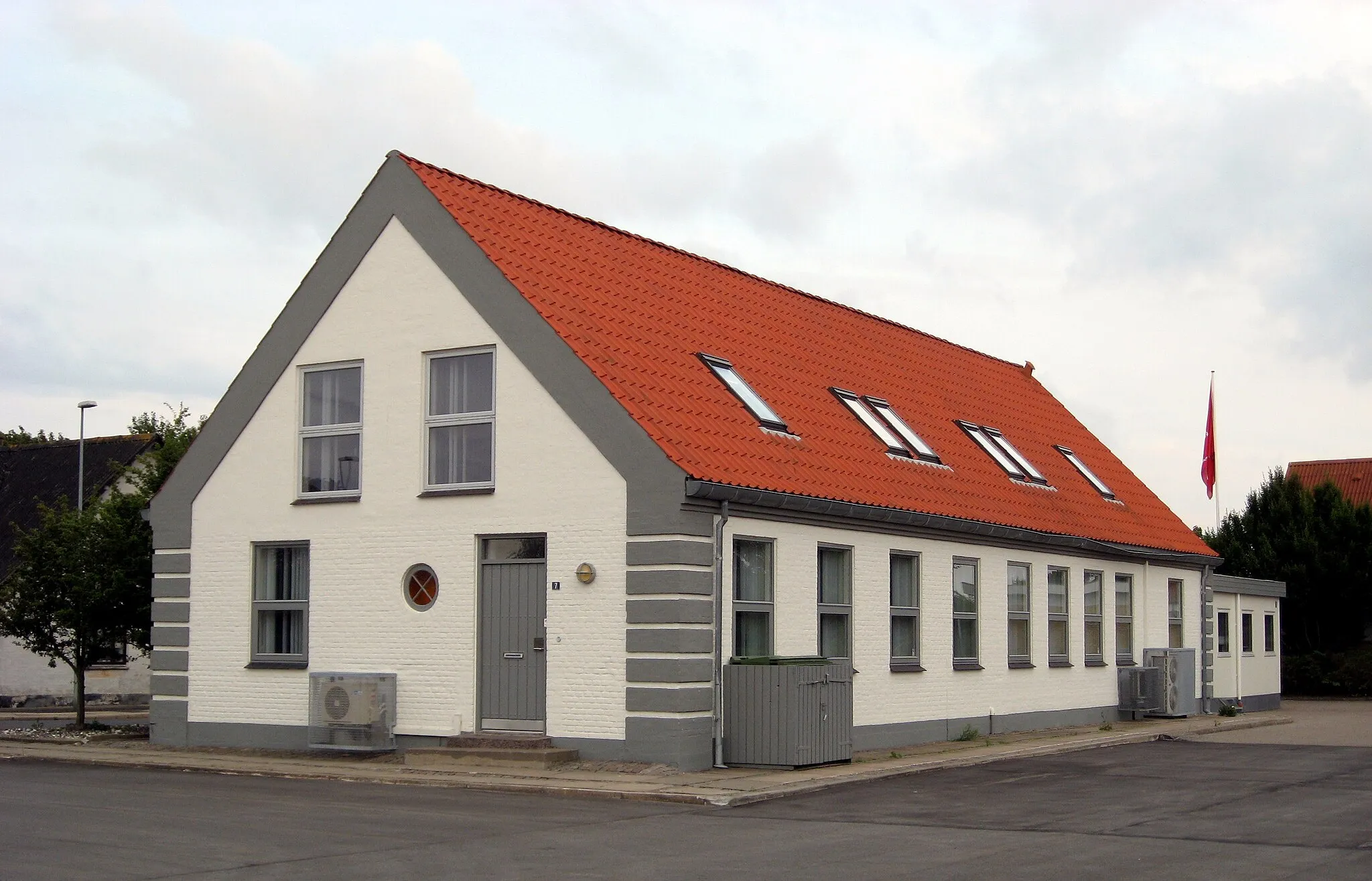 Photo showing: Gl. station, Pandrup (da:Hjørring-Løkken-Aabybro Jernbane)