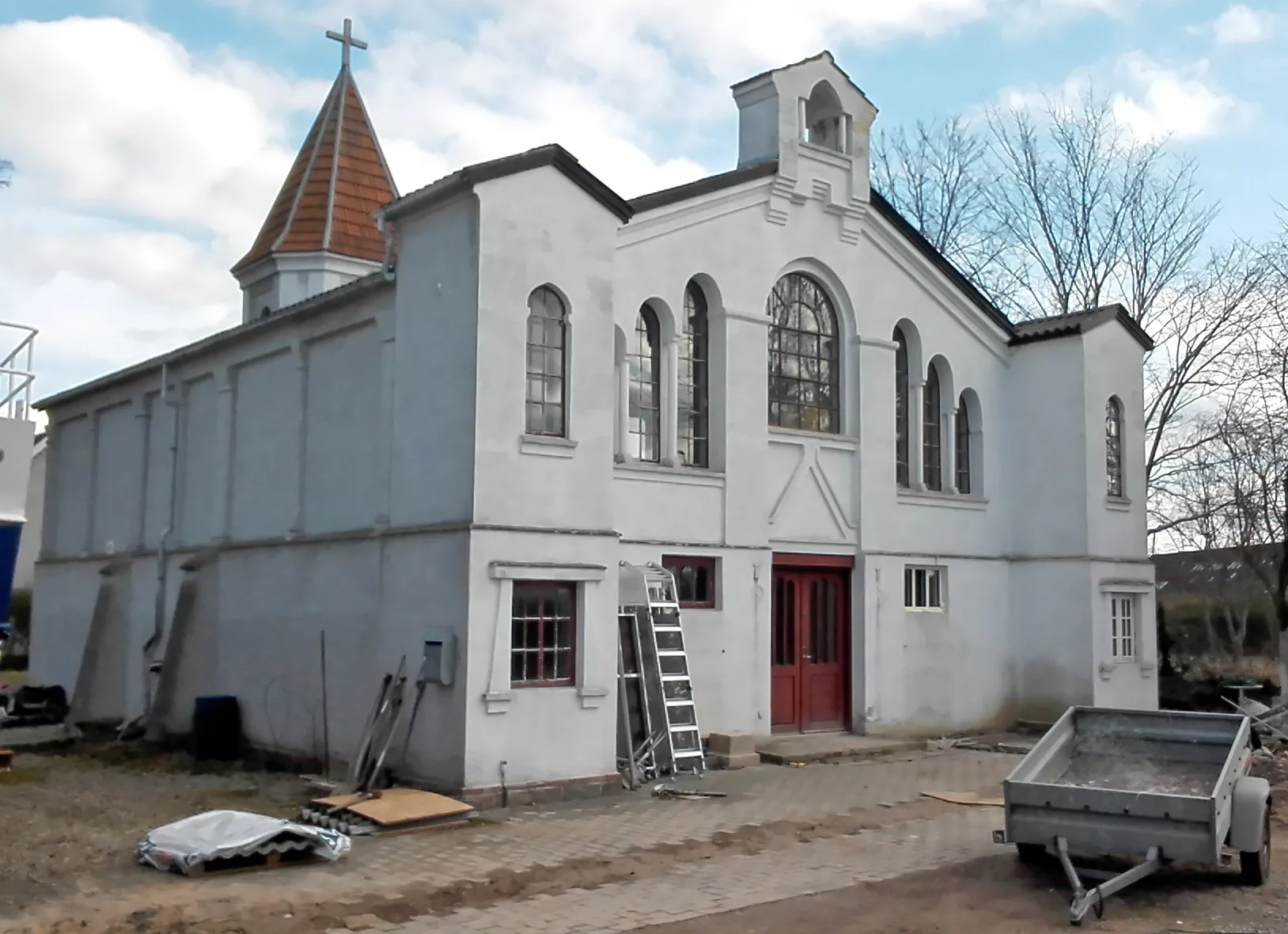Photo showing: Gørlev gamle kirke fra vest