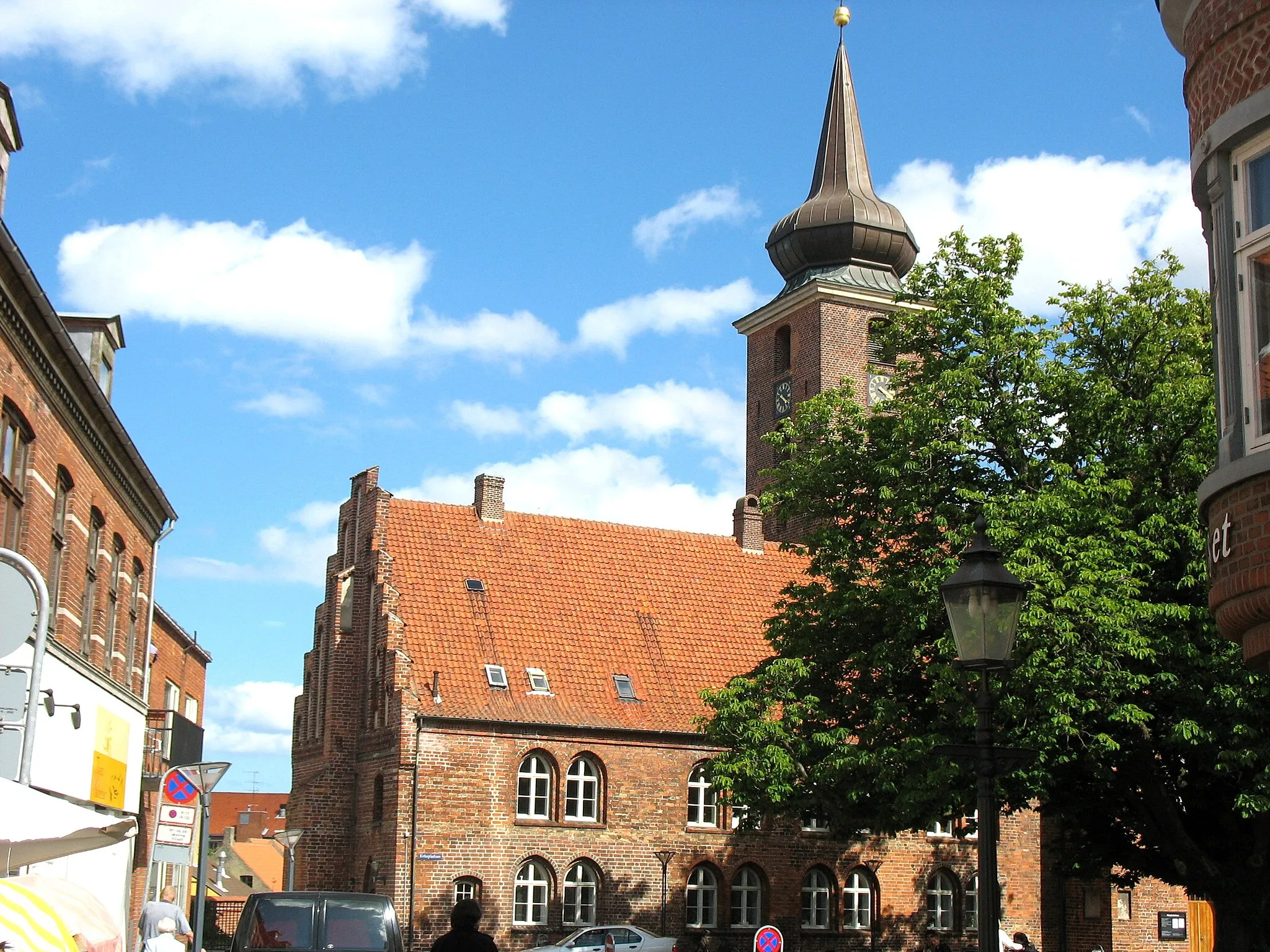 Photo showing: The old abbey church "Klosterkirken" in the town "Nykøbing Falster". It is located on the island Falster in east Denmark.