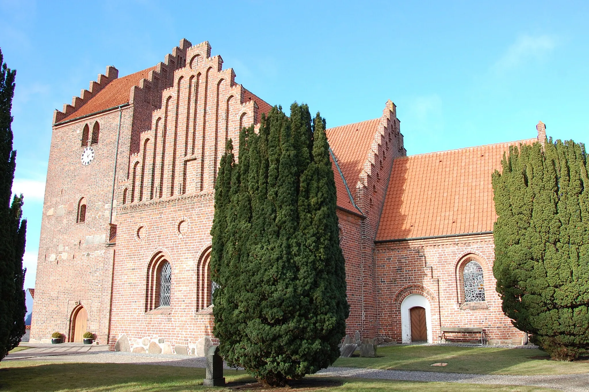 Photo showing: Kirche von Nyköbing Südseite