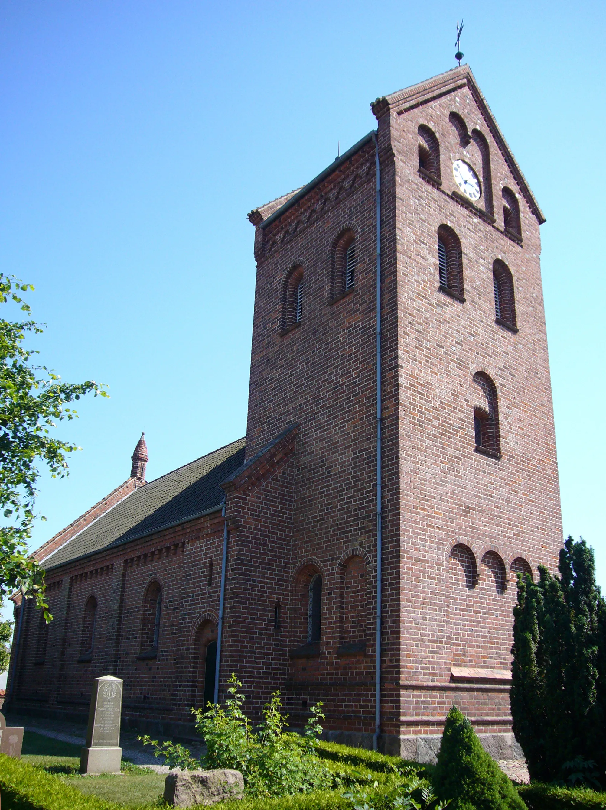 Photo showing: Vindinge Kirke, Roskilde County, Denmark.

Belfry.
