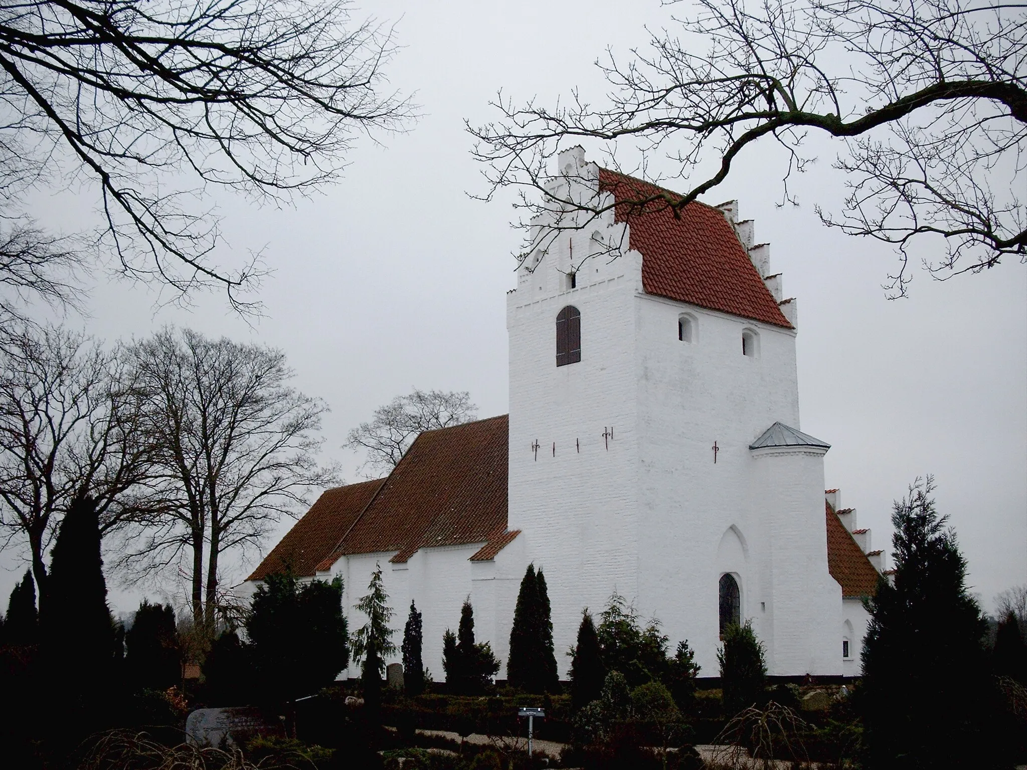 Photo showing: Bellinge kirke, Bellinge sogn, Odense Kommune (former: Odense Herred, Odense Amt).