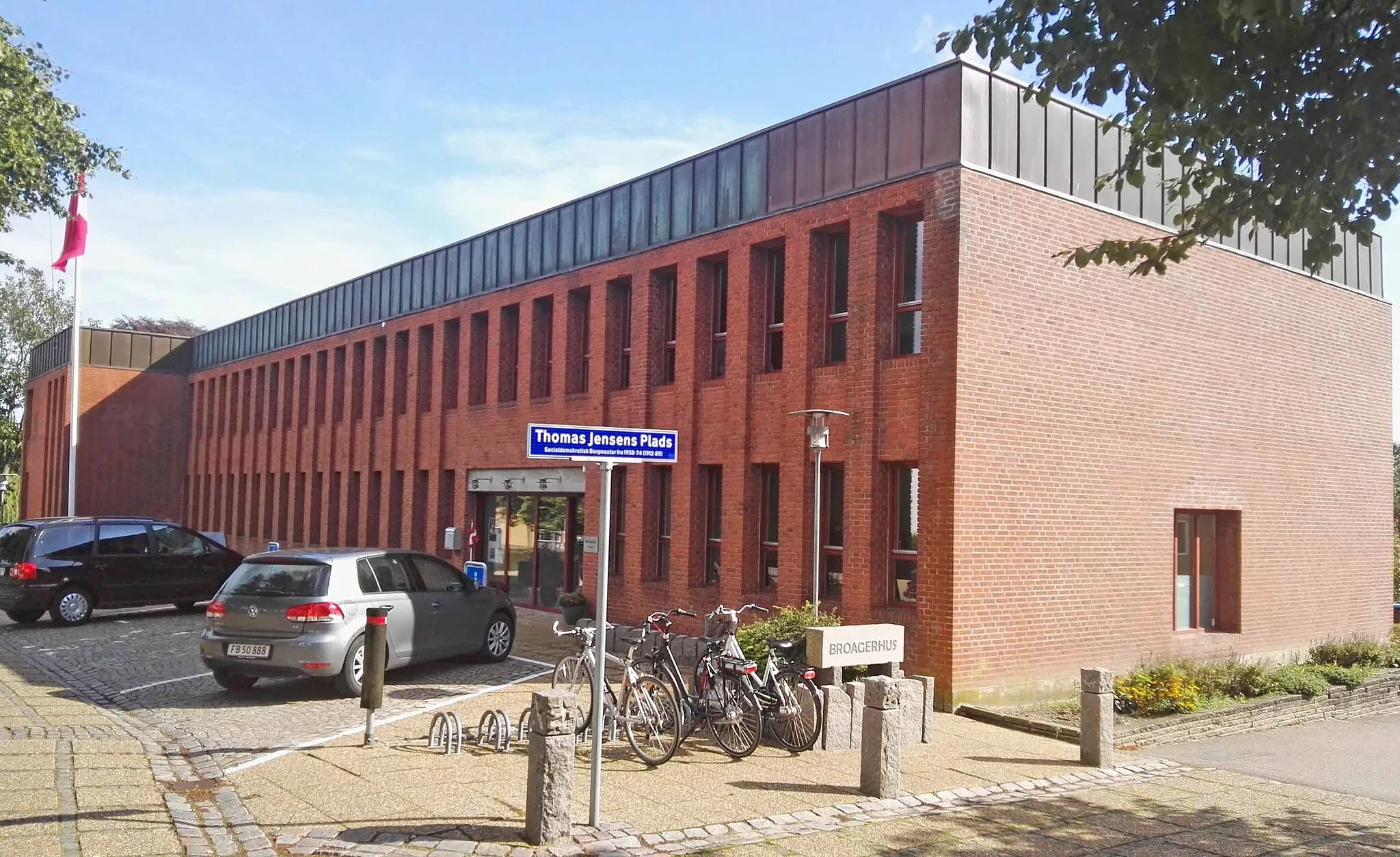 Photo showing: Broager Kommunes rådhus på Allegade 4, nu medborgerhuset Broagerhus