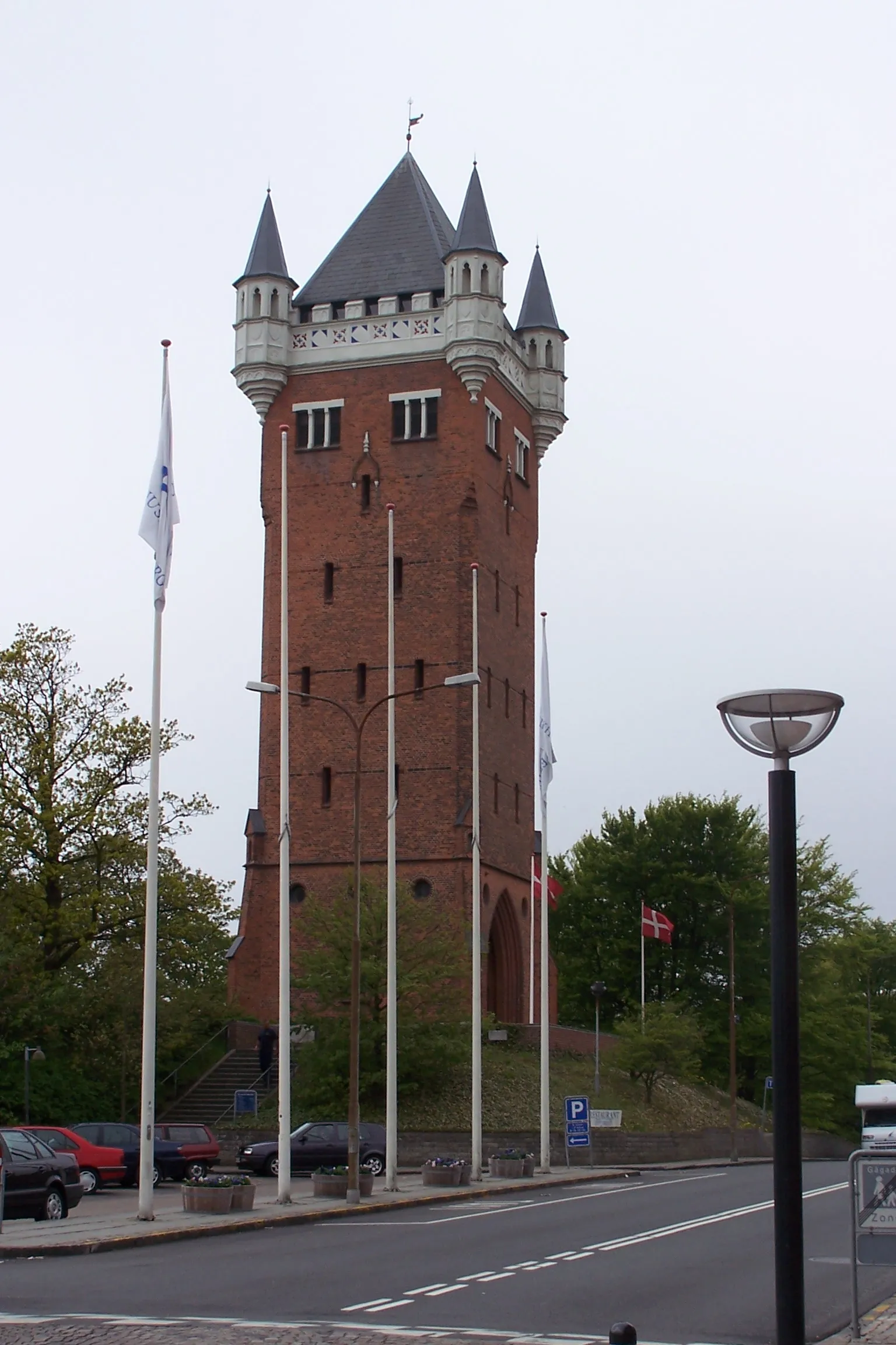 Photo showing: Esbjerg, Watertower. Photo by Cnyborg, May 2005.