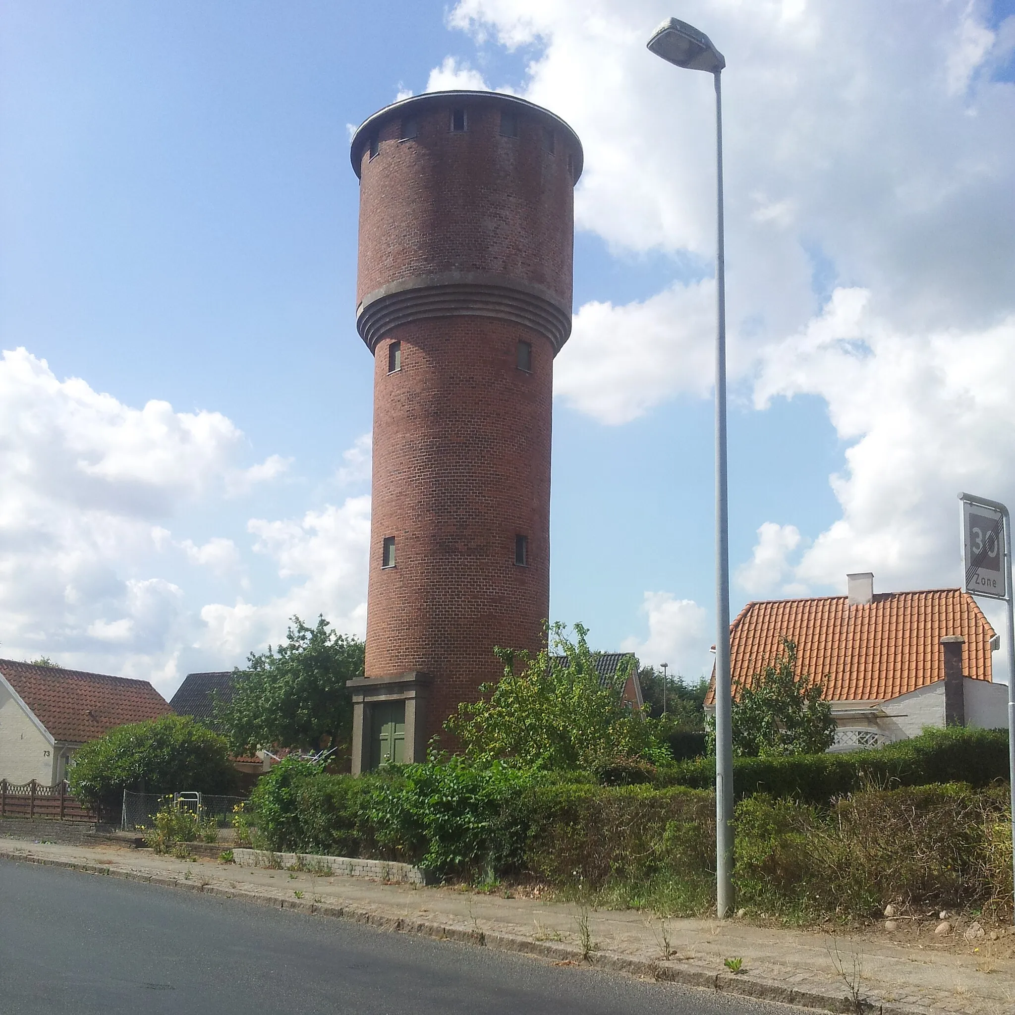 Photo showing: Water Tower in Holsted, Denmark