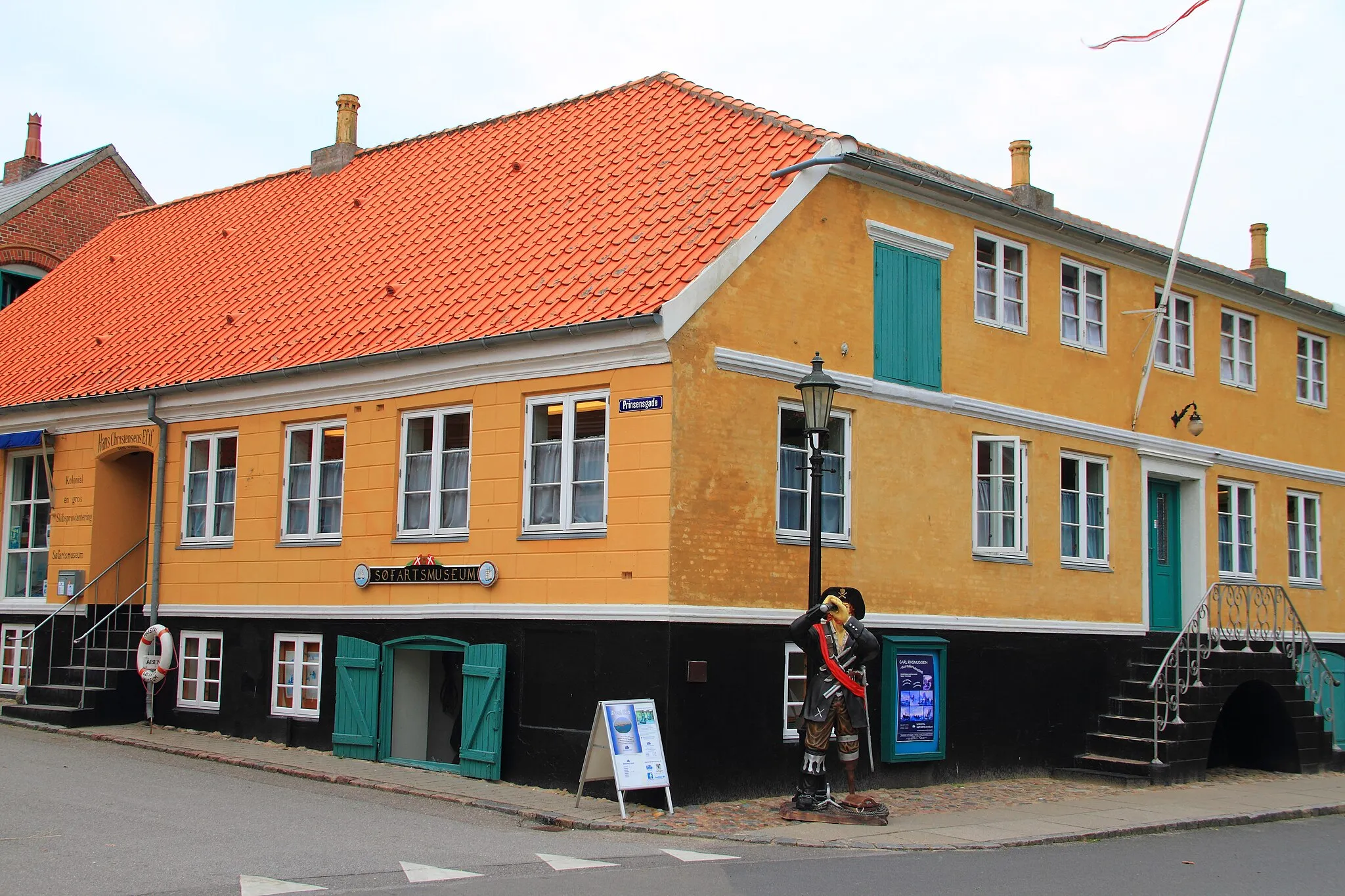Photo showing: Das Schifffahrtsmuseum in der dänischen Gemeinde Marstal.