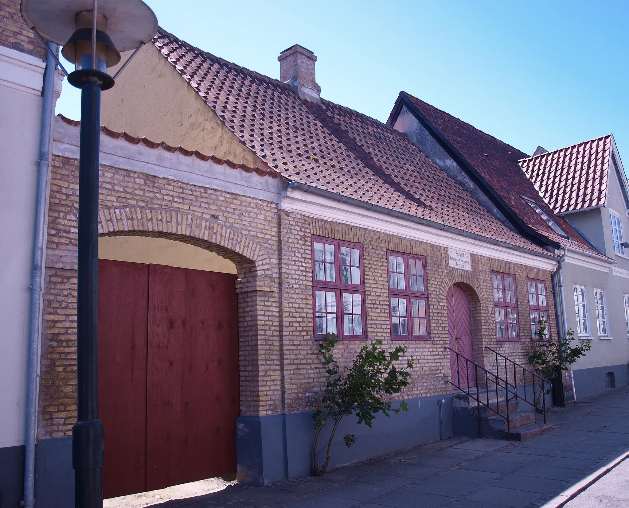 Photo showing: Middelfart - gammel fattighus. Chr. Iversens Hospital, Algade 18