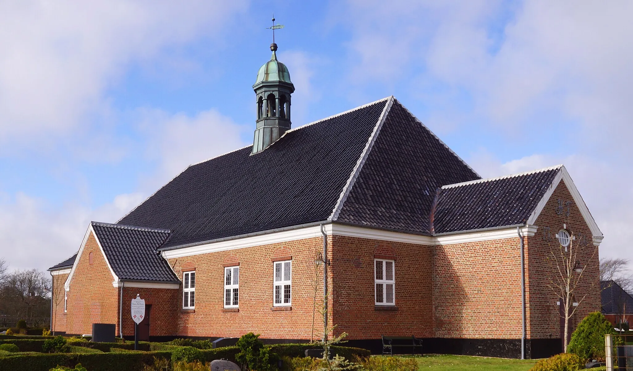 Photo showing: Die Nordby kirke von 1786 auf Insel Fanø gehört zur Probstei Skads bzw Domprobstei Ribe. Nordseeinsel Fanø Dänemark Foto Wolfgang Pehlemann