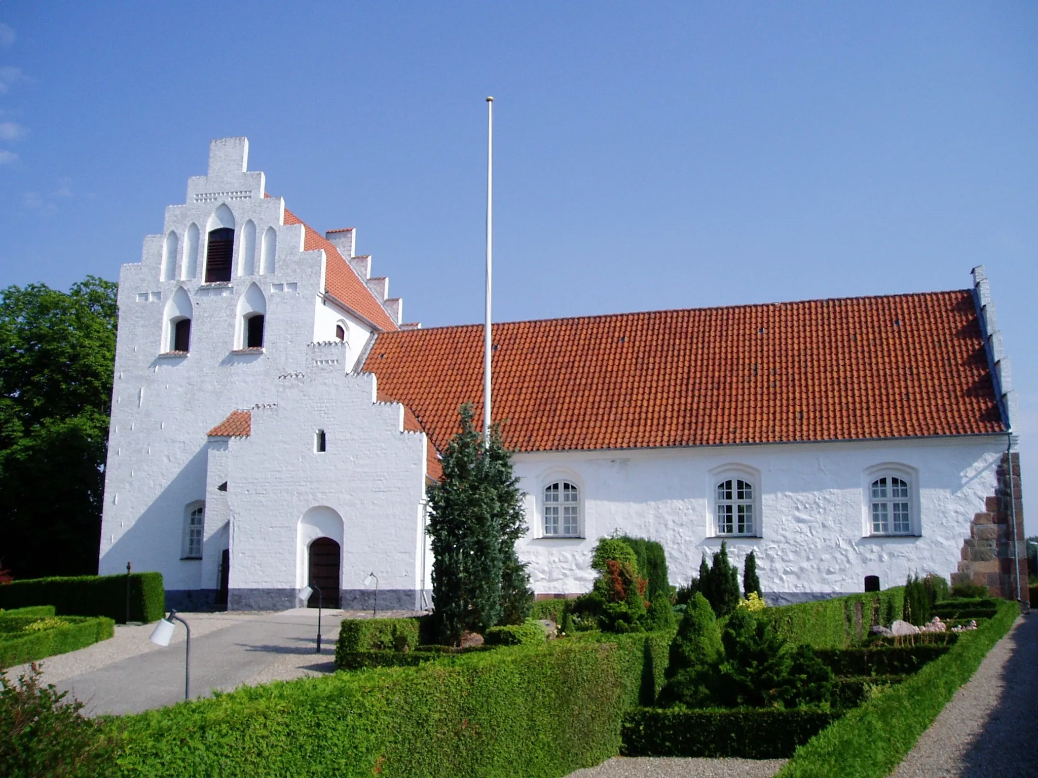 Photo showing: Ørbæk Church, Denmark.