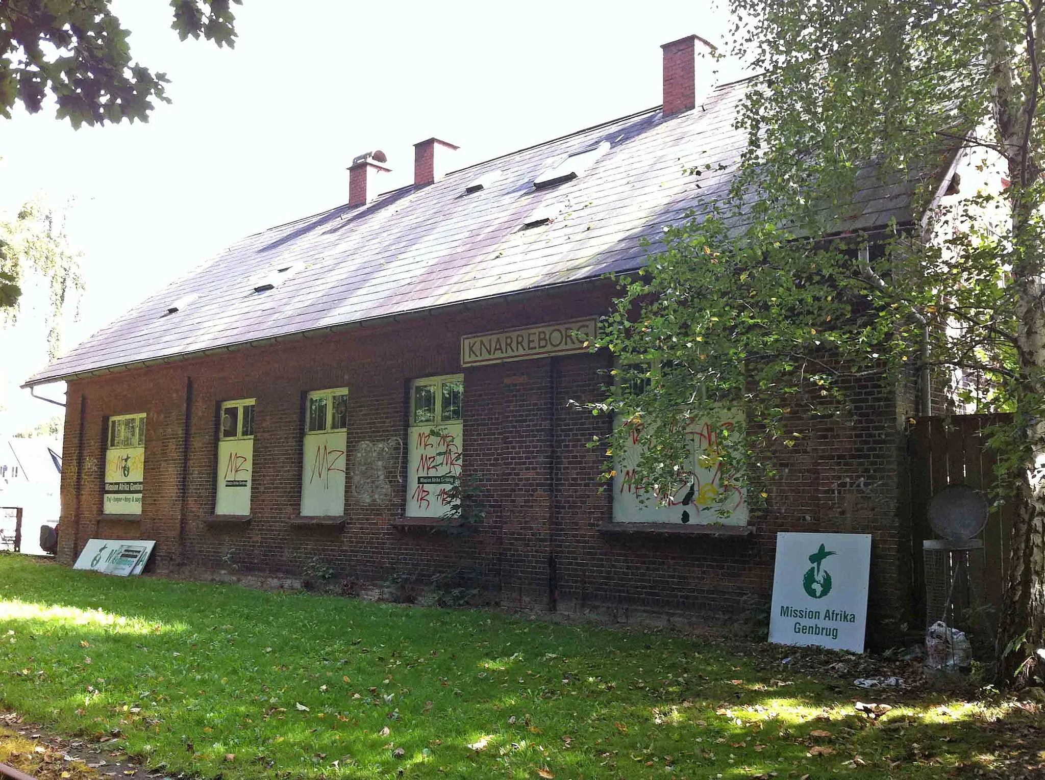 Photo showing: Knarreborg Station, sporsiden fra sydvest