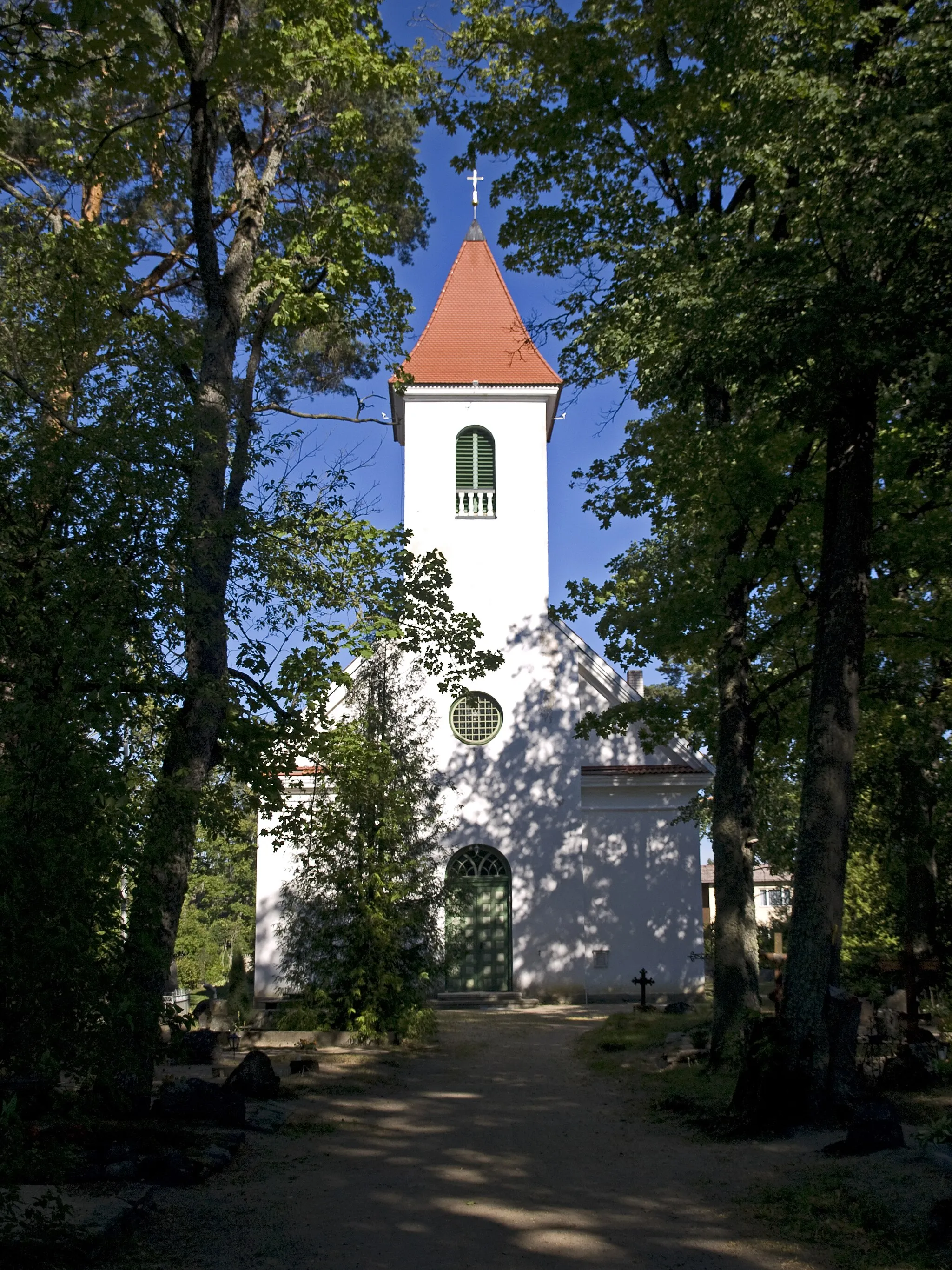 Photo showing: Front view of Loksa Church, Loksa, Harjumaa, Estonia