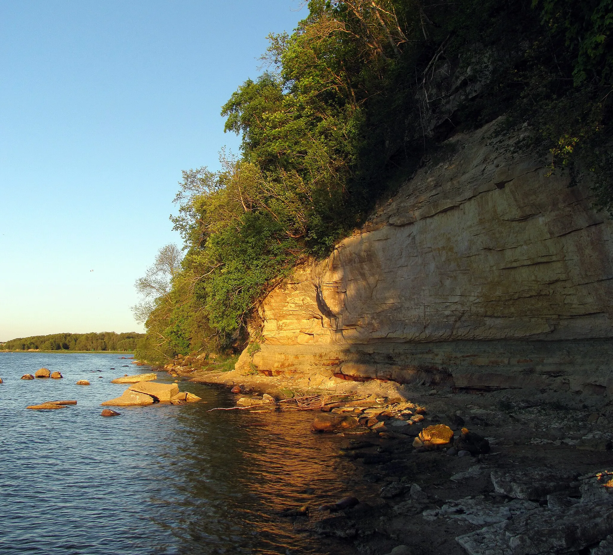 Photo showing: Rannamõisa cliff near Tallinn, Estonia.