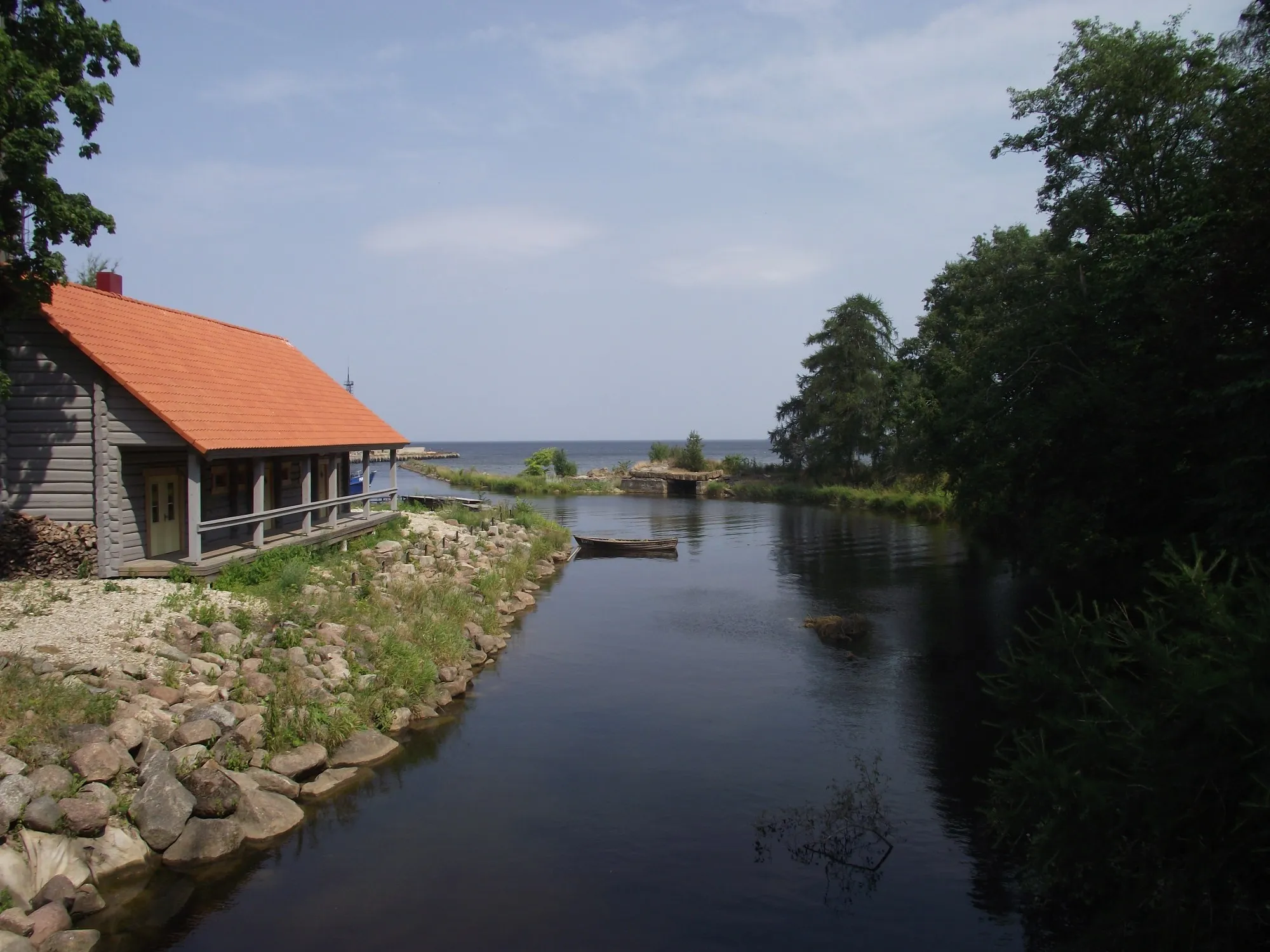 Photo showing: Mouth of a Pühajõgi in Toila.