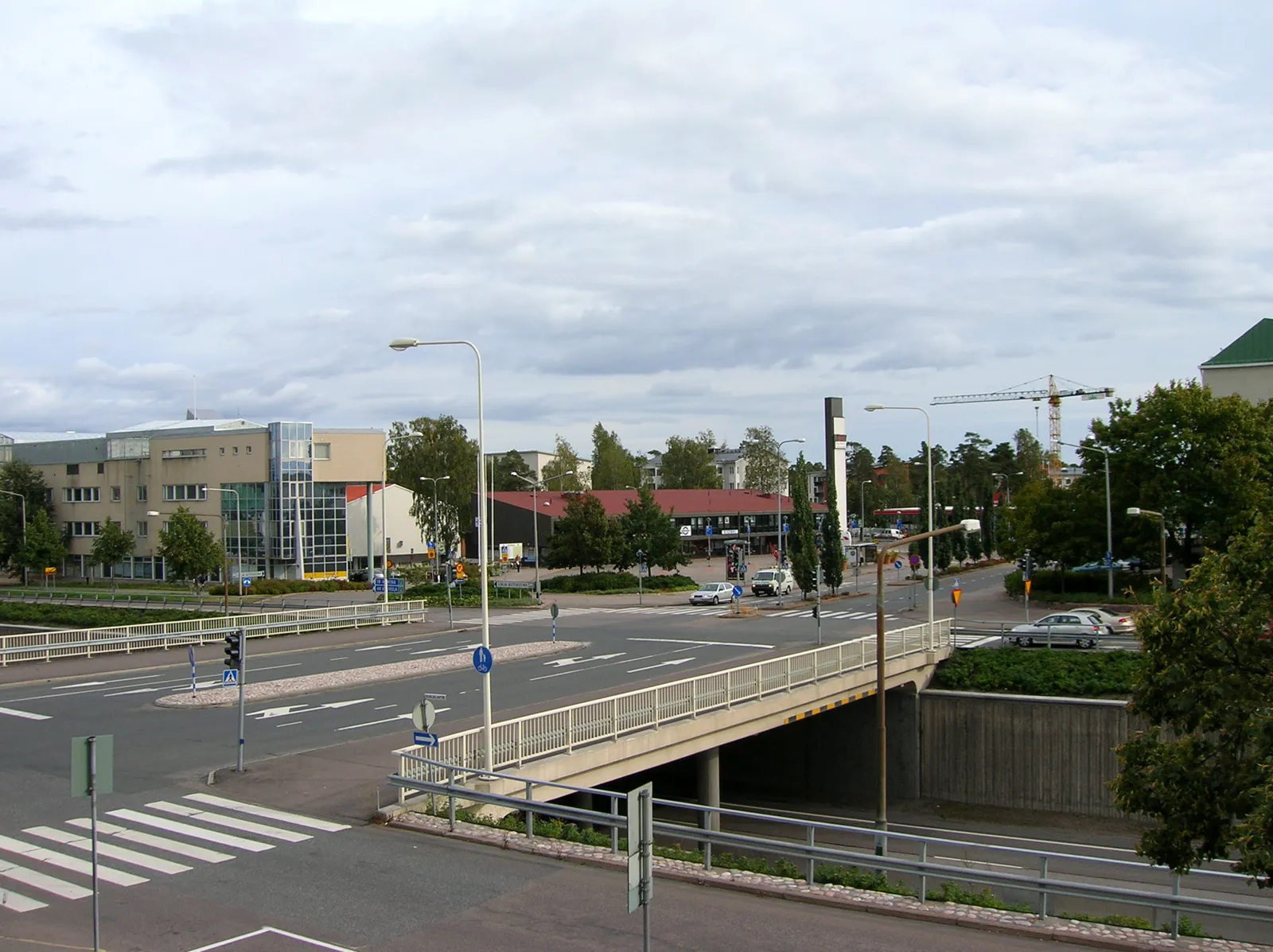 Photo showing: A view of central Karhula, a district of Kotka, Finland