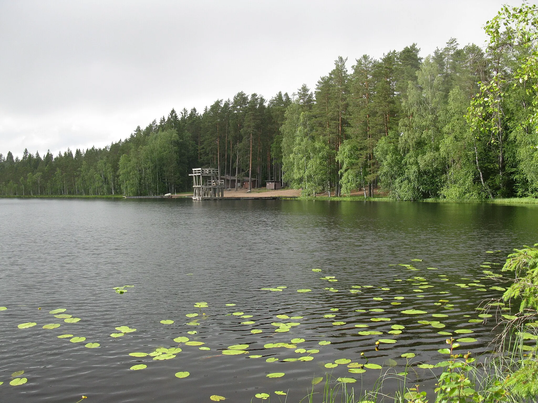 Photo showing: Lake Härjänvatsa in Kiikala, Salo, Finland