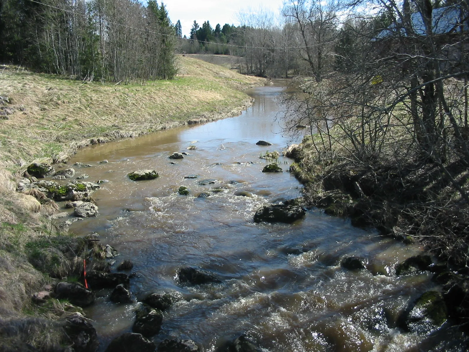 Photo showing: River Hitolanjoki in Kiikala, Salo, Finland Proper, Finland