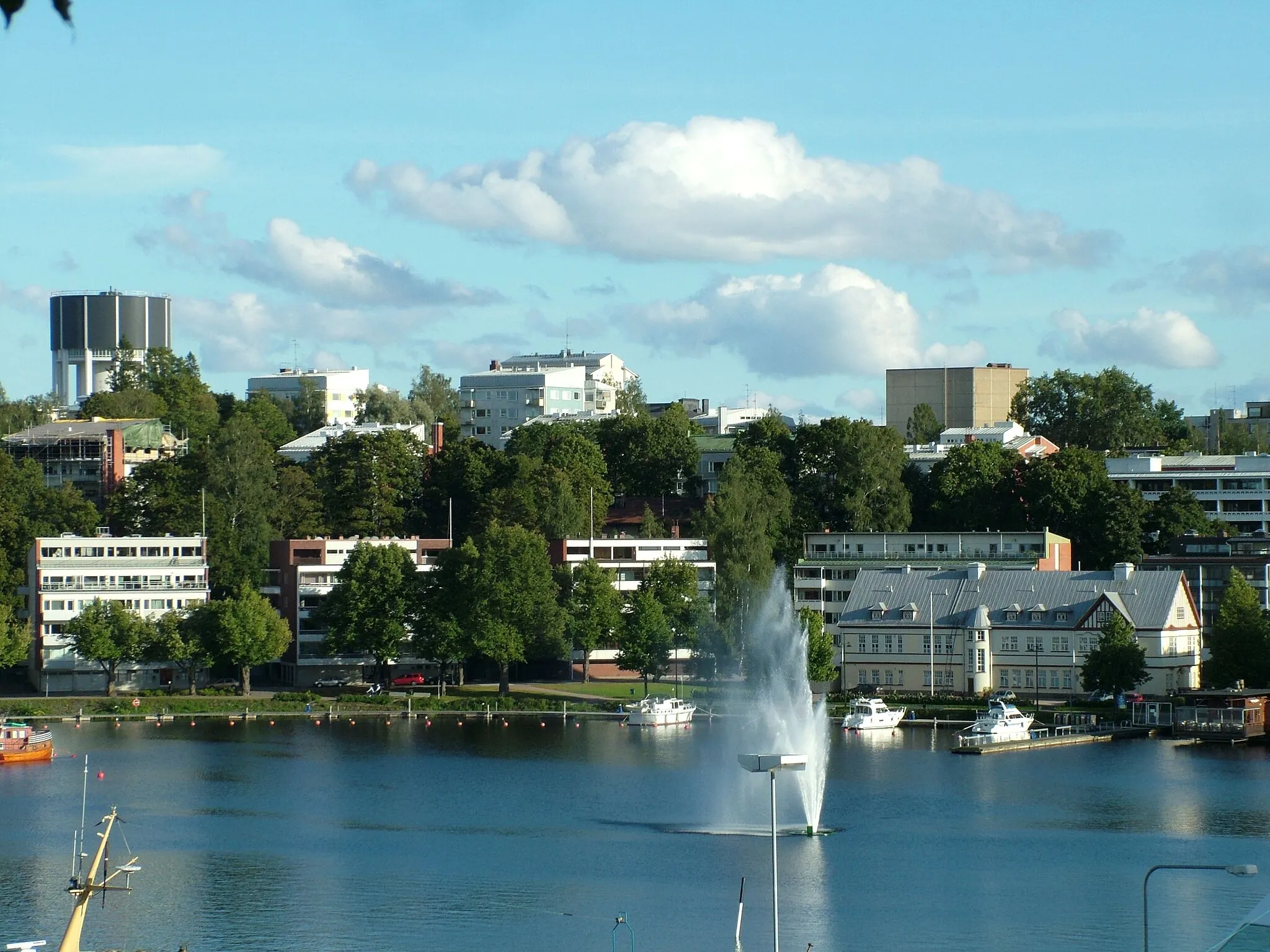 Photo showing: Lappeenranta, Finnland, der See und die Stadt von der Festung aus