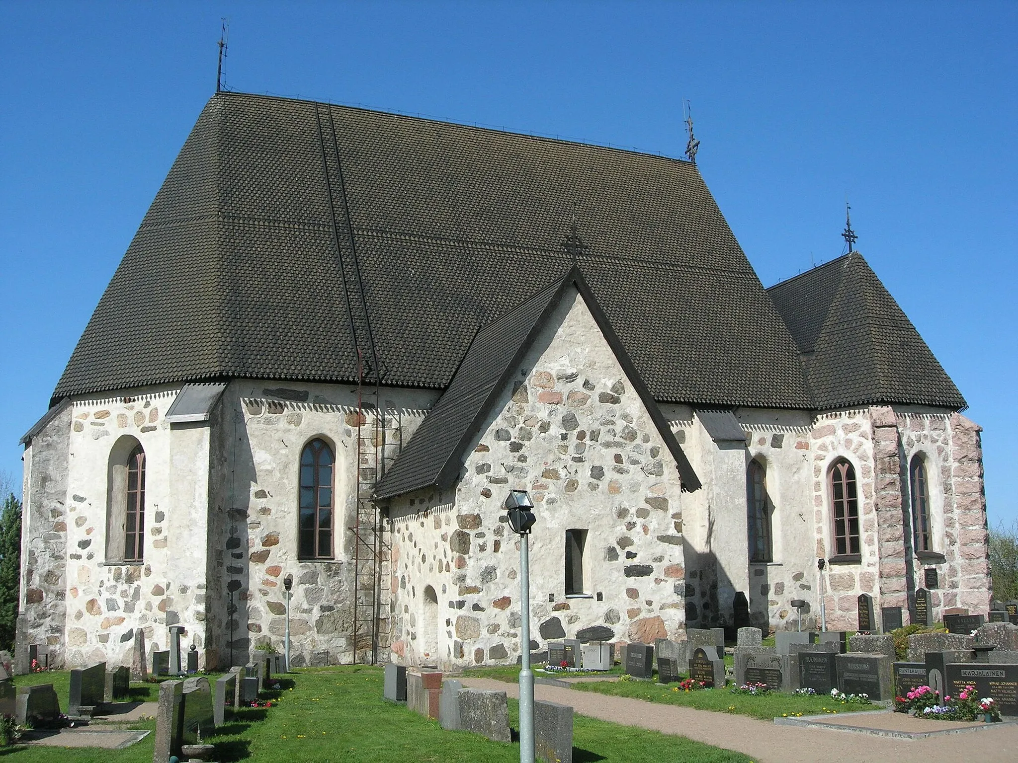 Photo showing: The medieval church in Nousiainen, Finland