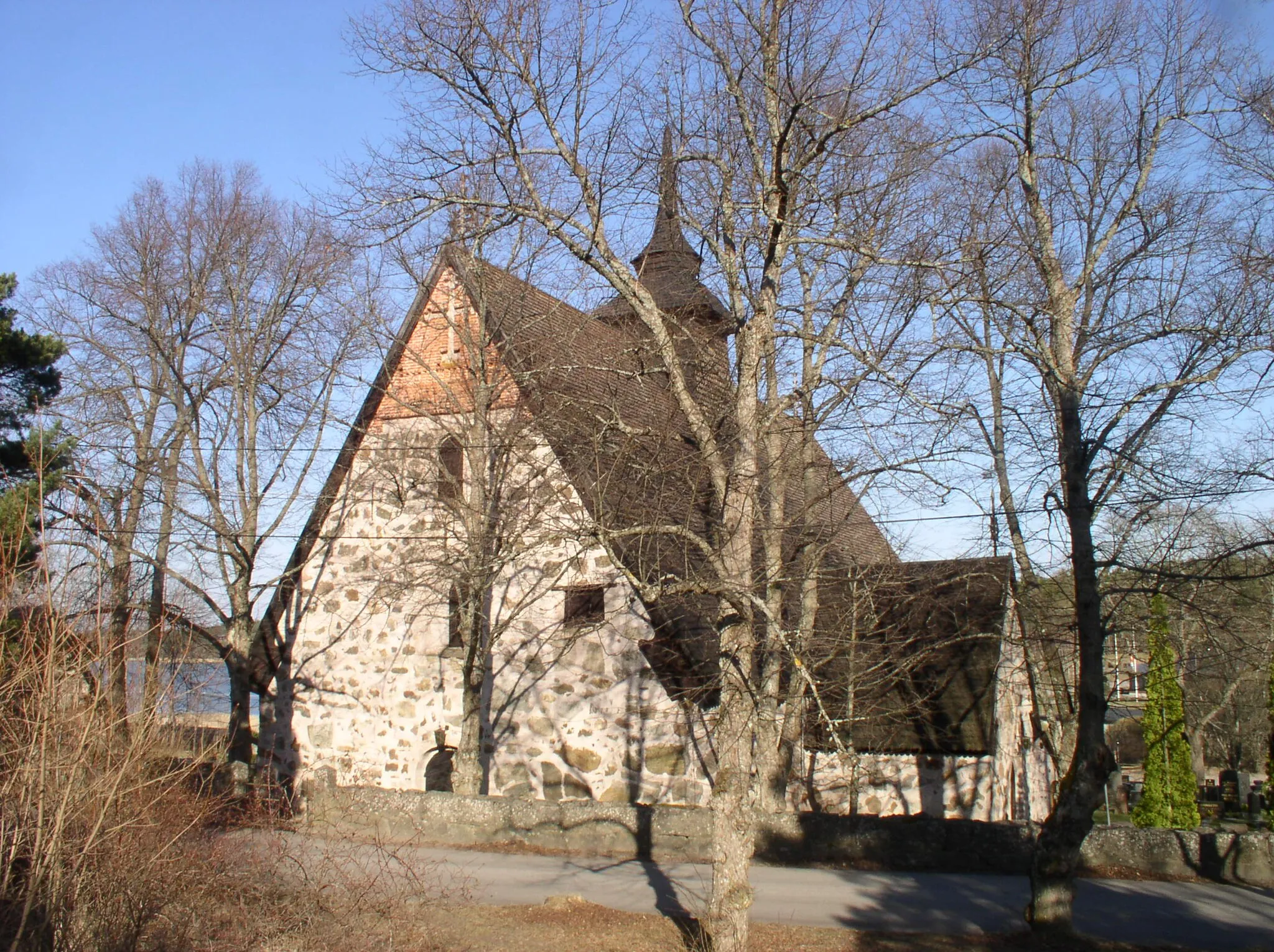 Photo showing: Rymättylä church in Rymättylä (Naantali), Finland.