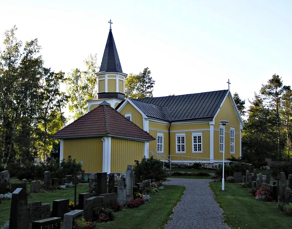 Photo showing: Vahto Church in Vahto (now part of Rusko), Finland