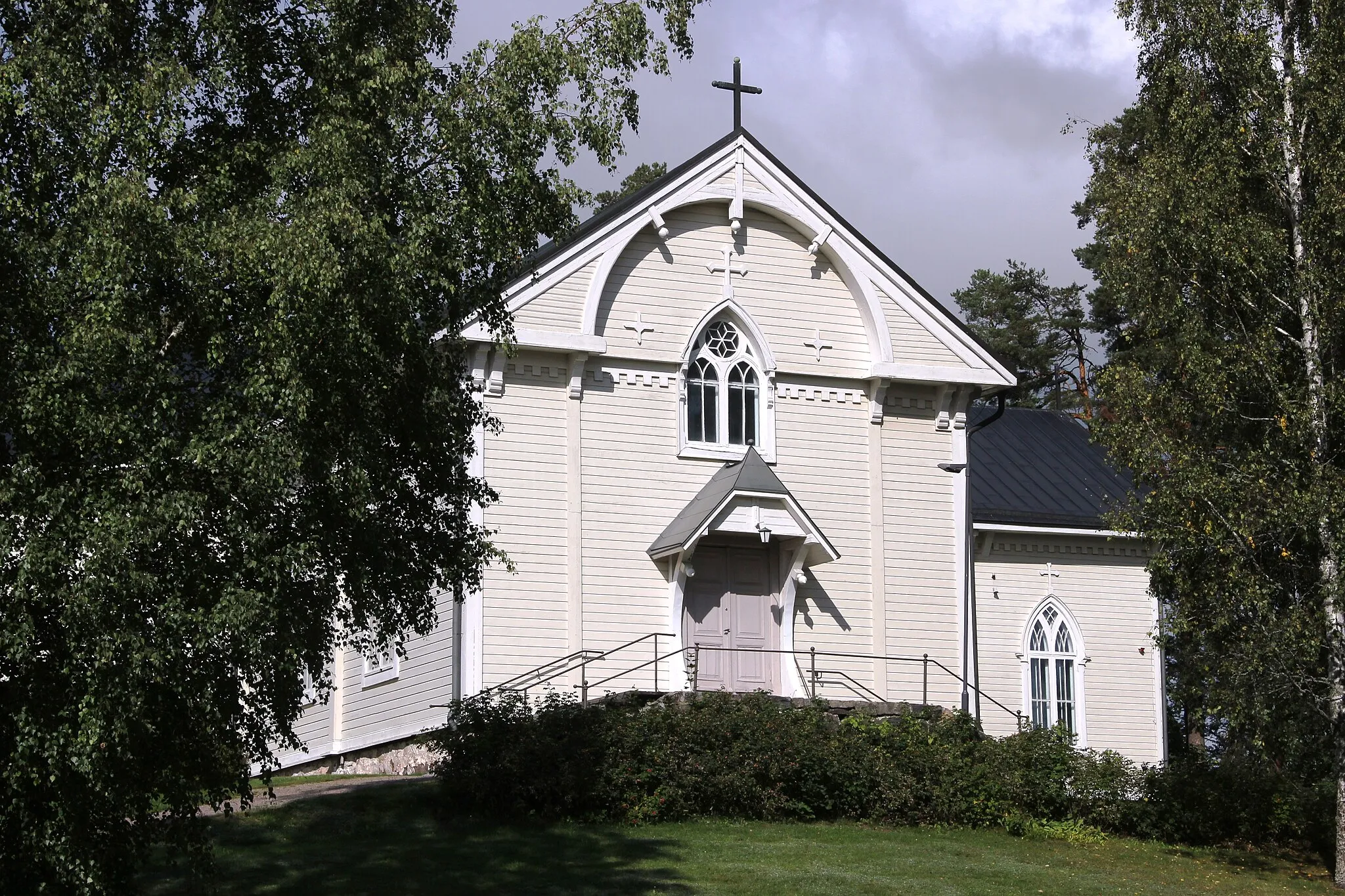 Photo showing: Askola Church, southern end, Askola, Uusimaa, Finland