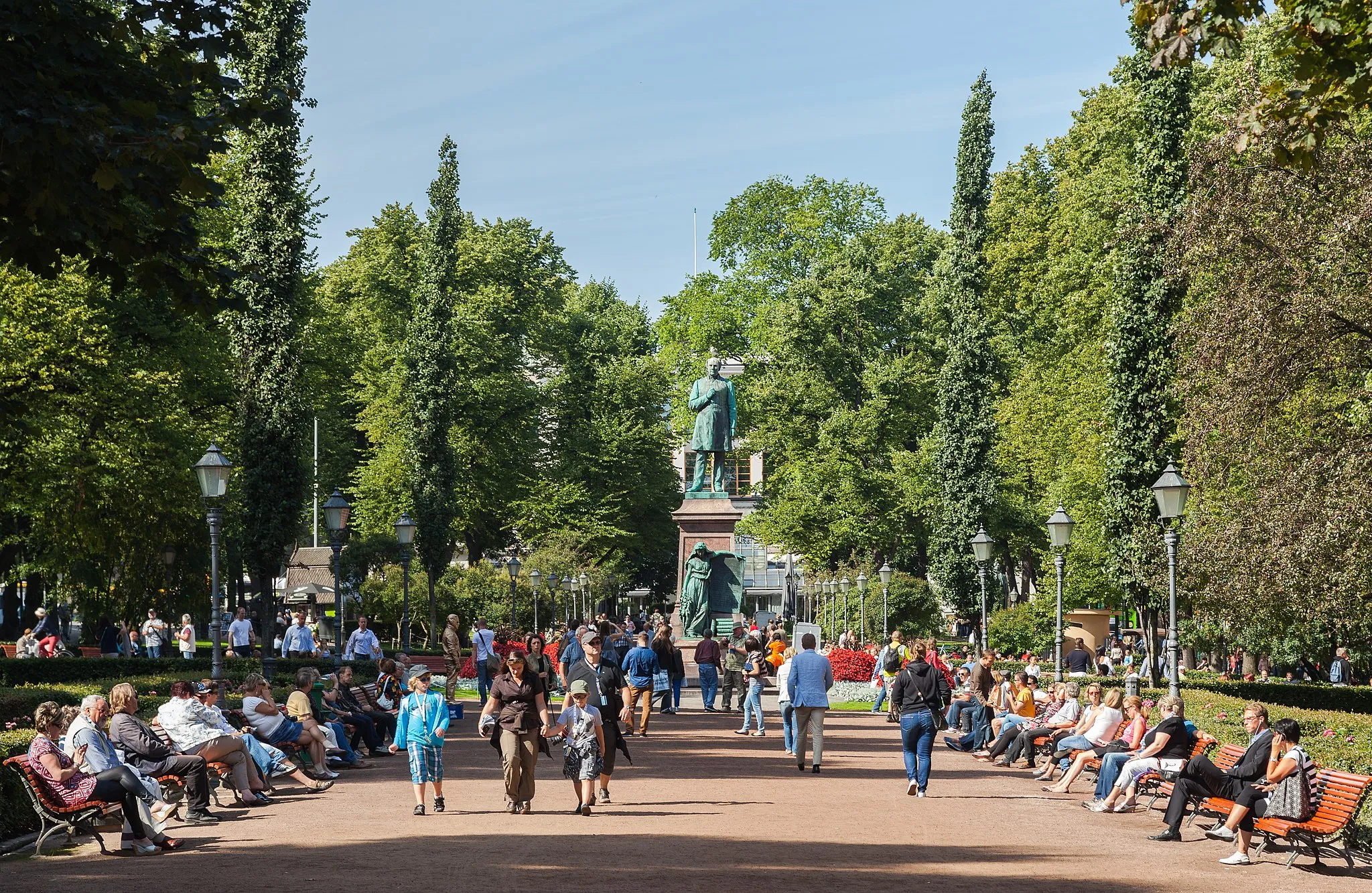Photo showing: Statue of Johan Ludvig Runeberg, Helsinki, Finnland