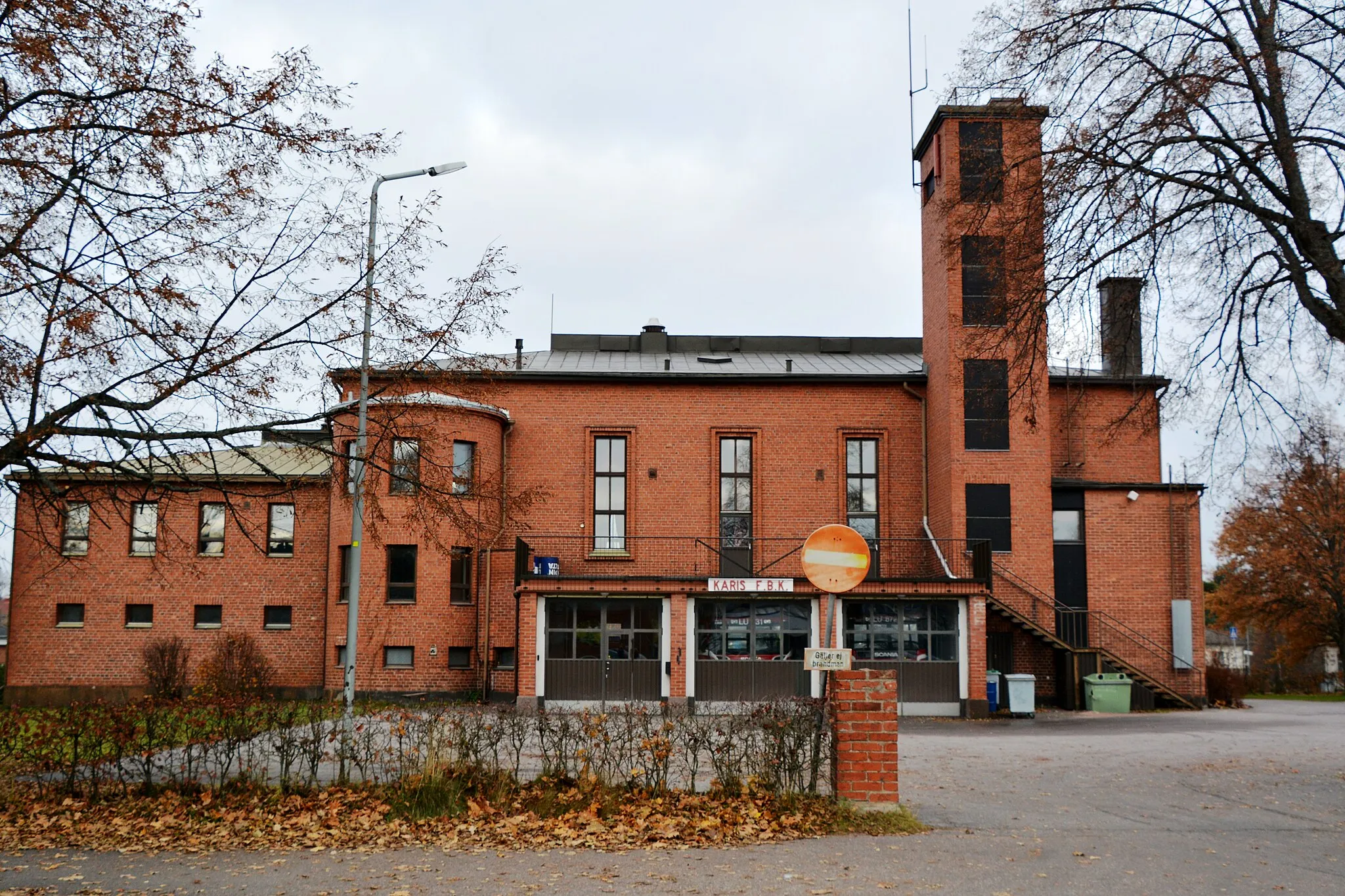 Photo showing: Fire station of the Volunteer fire department in Karis, Raseborg, Finland