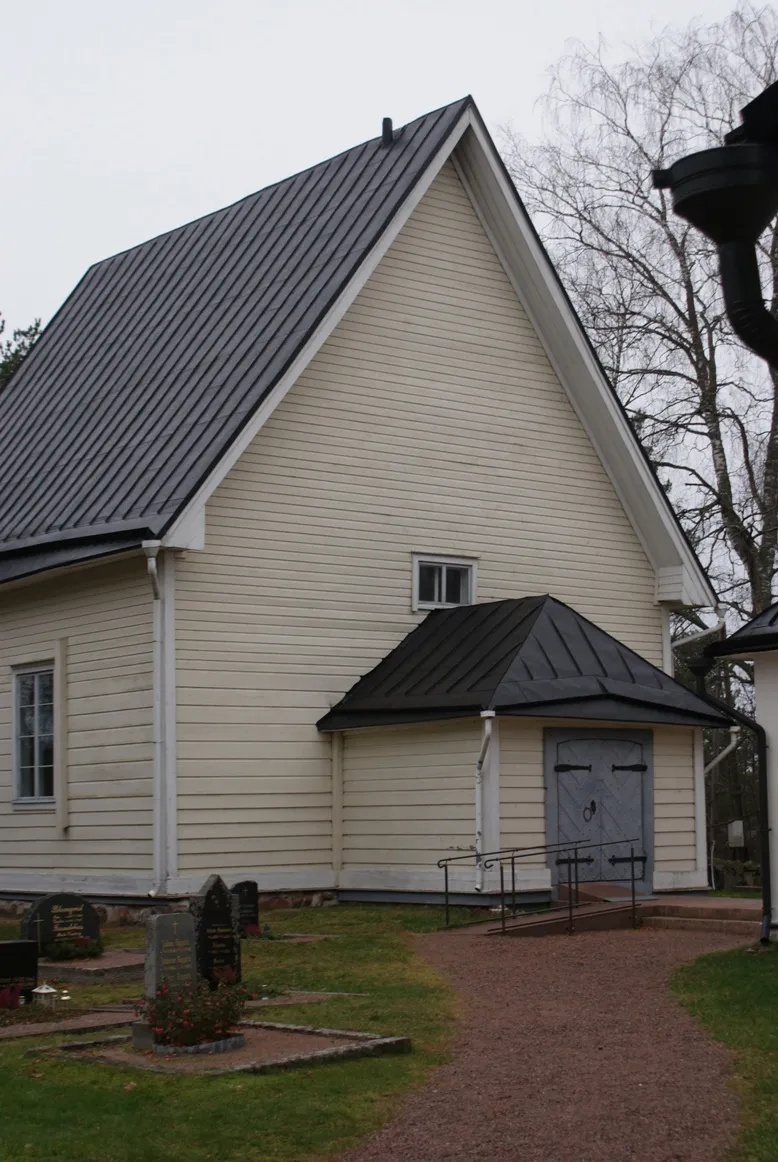 Photo showing: The Finnish church in Lapinjärvi, Finland.