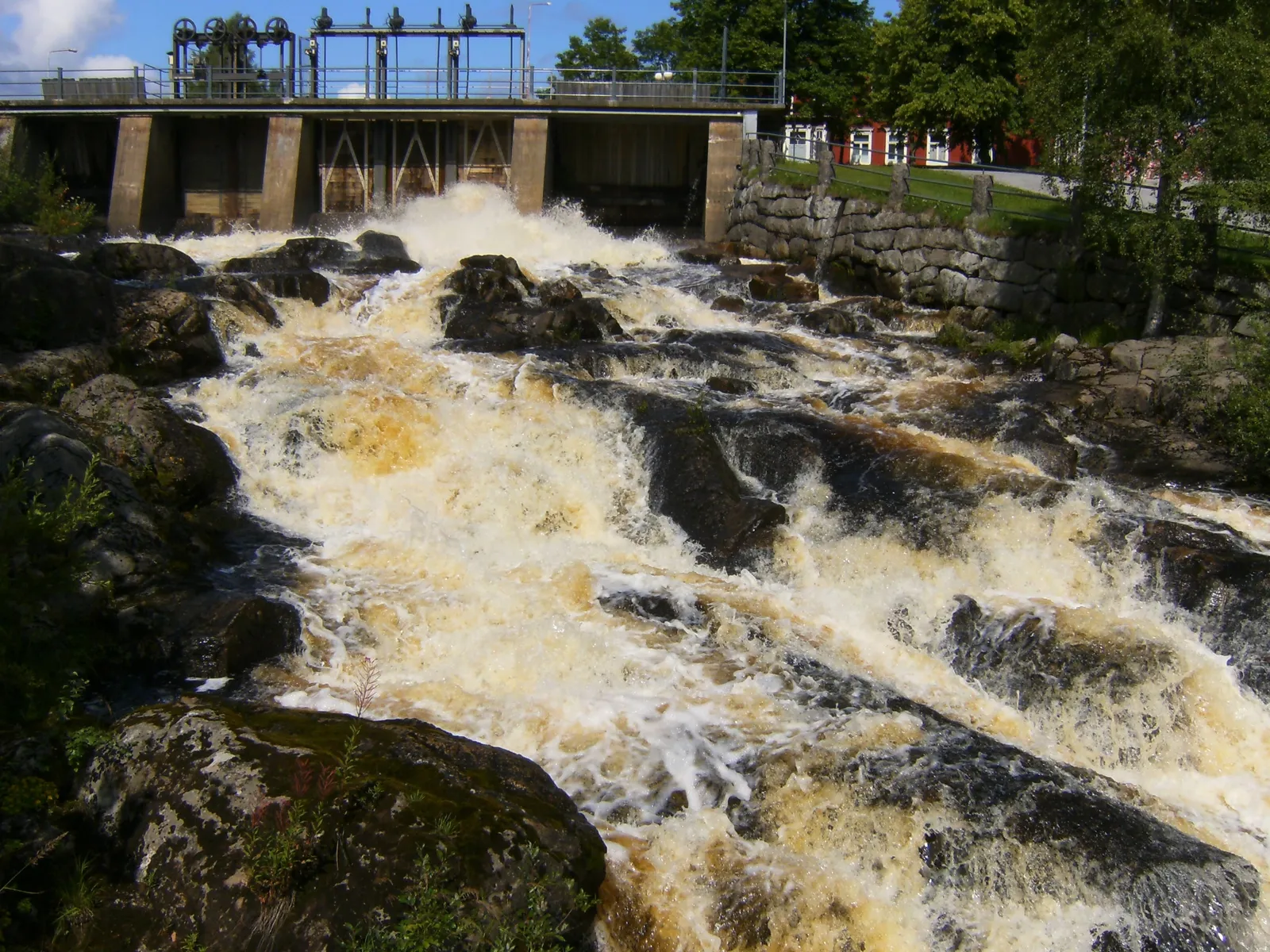 Photo showing: The Jämsänkoski Rapid, Finland