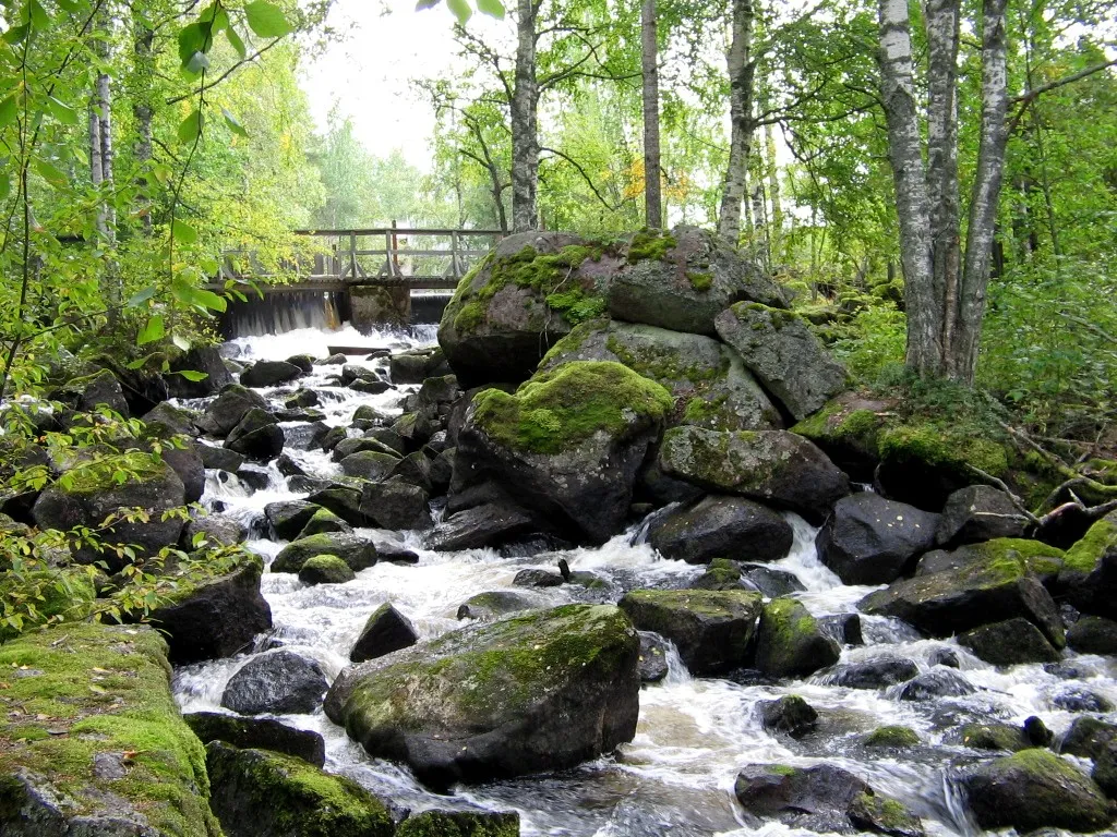Photo showing: The rapids of Kannonkoski, Kannonkoski, Finland