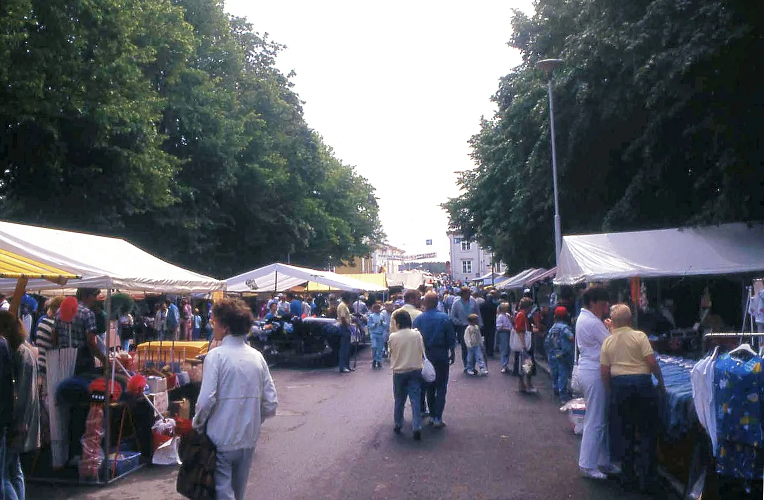 Photo showing: Kristiinakaupungin markkinat vuonna 1989