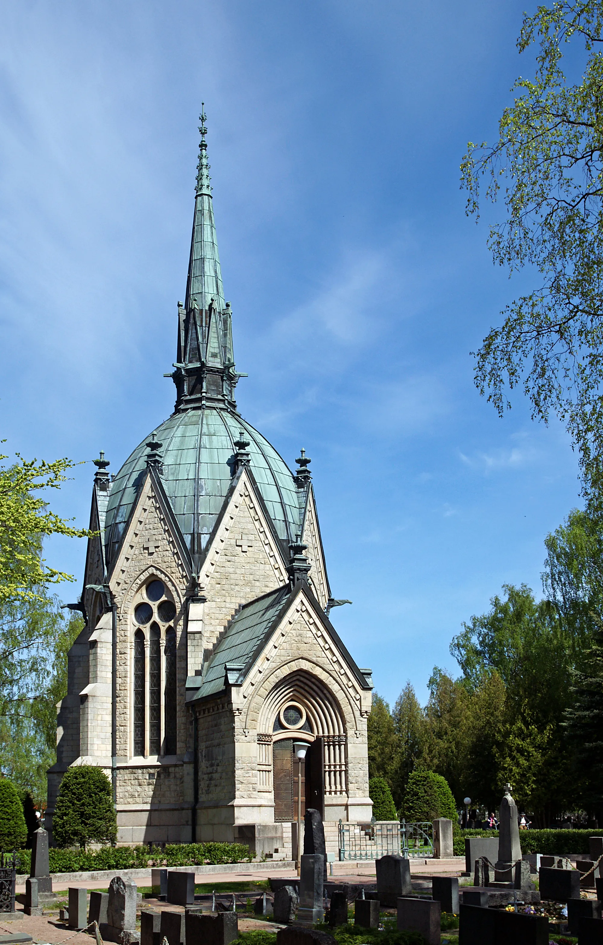 Photo showing: Juselius mausoleum in Pori, Finland.